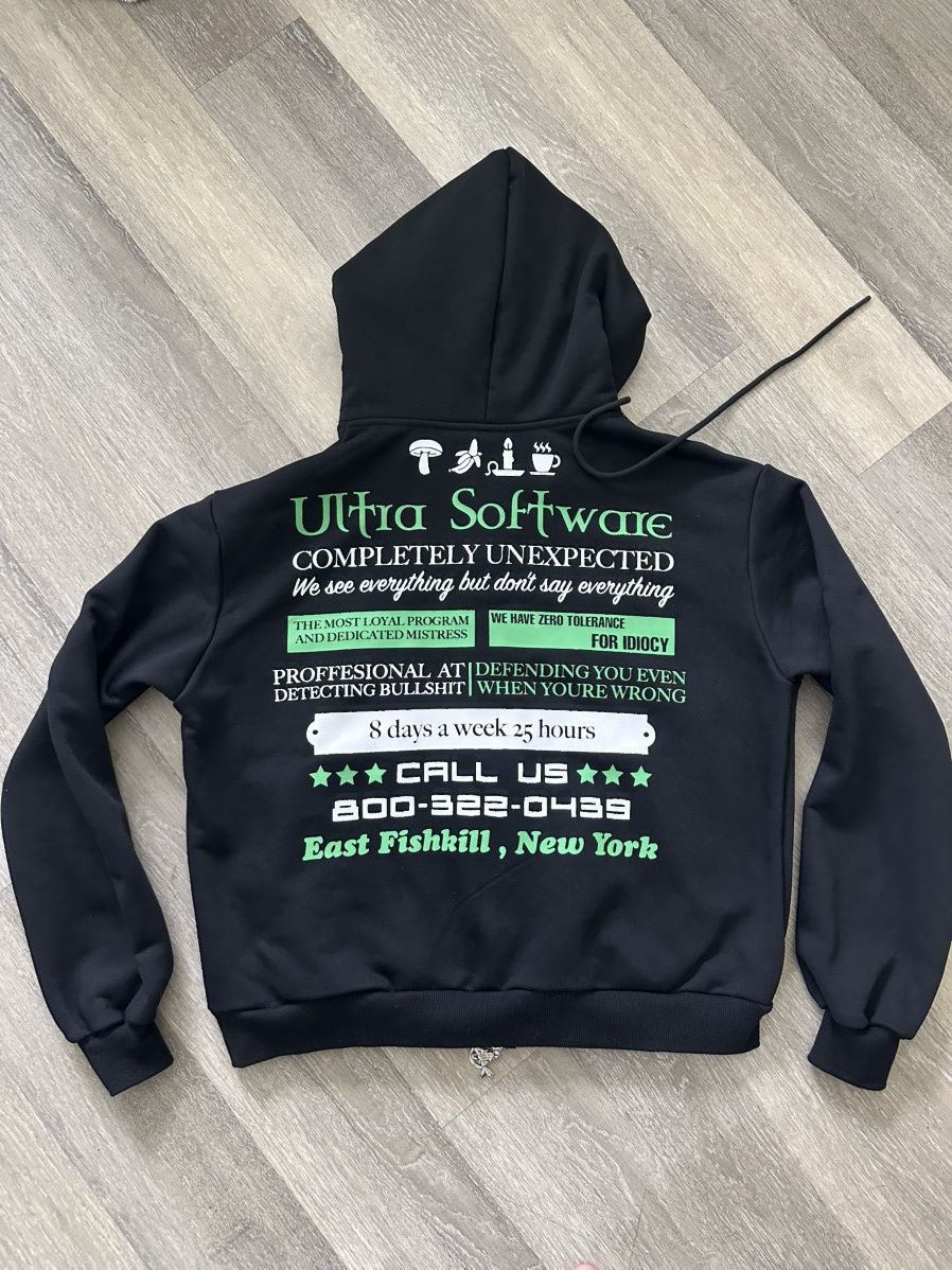 Other Murd333r.FM x Ultra Software 4ever Zip-Up Hoodie Size US L / EU 52-54 / 3 - 3 Thumbnail