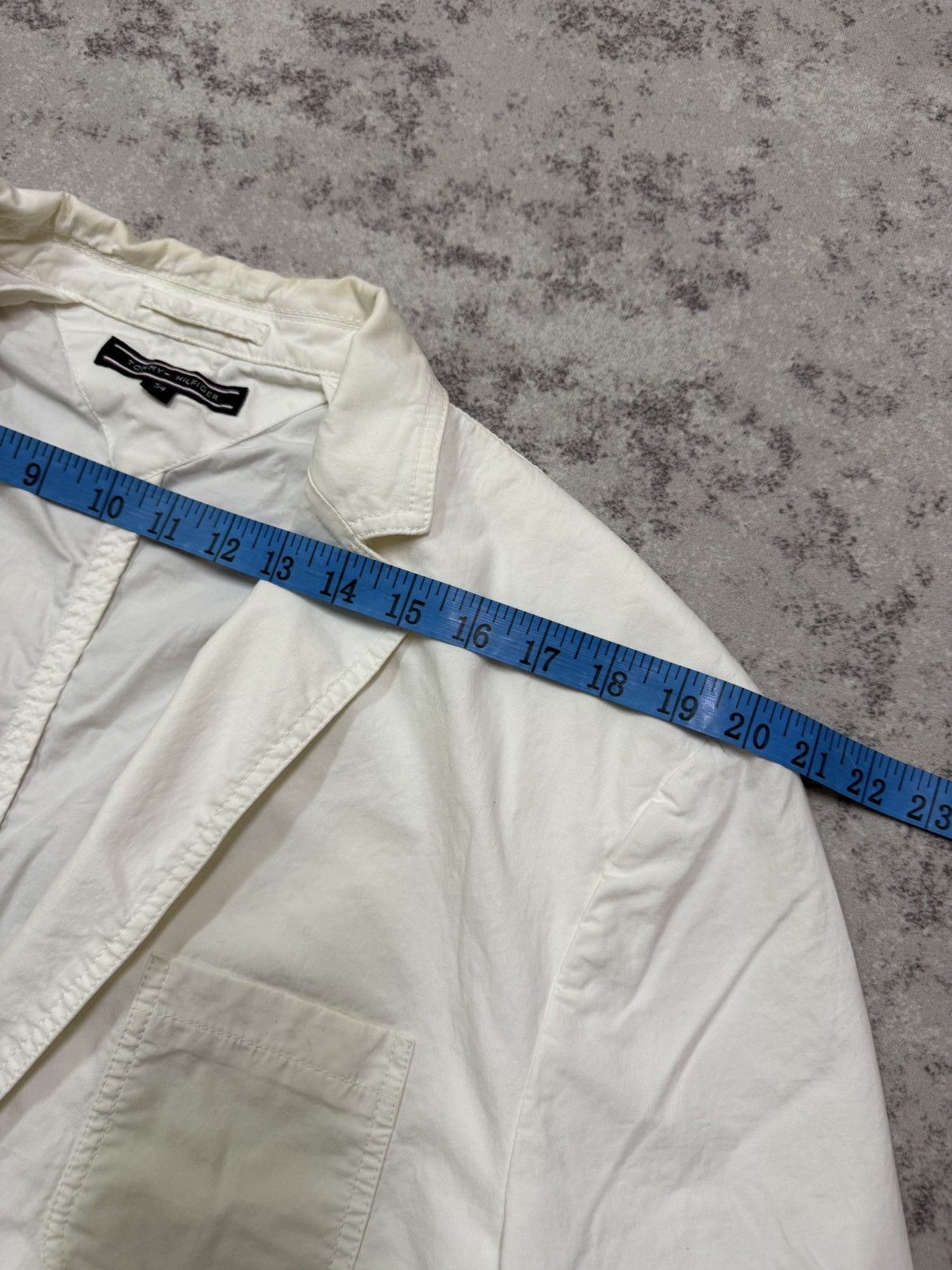 Tommy Hilfiger Tommy Hilfiger Open Colar Blazer Jacket Cotton Size US M / EU 48-50 / 2 - 22 Thumbnail