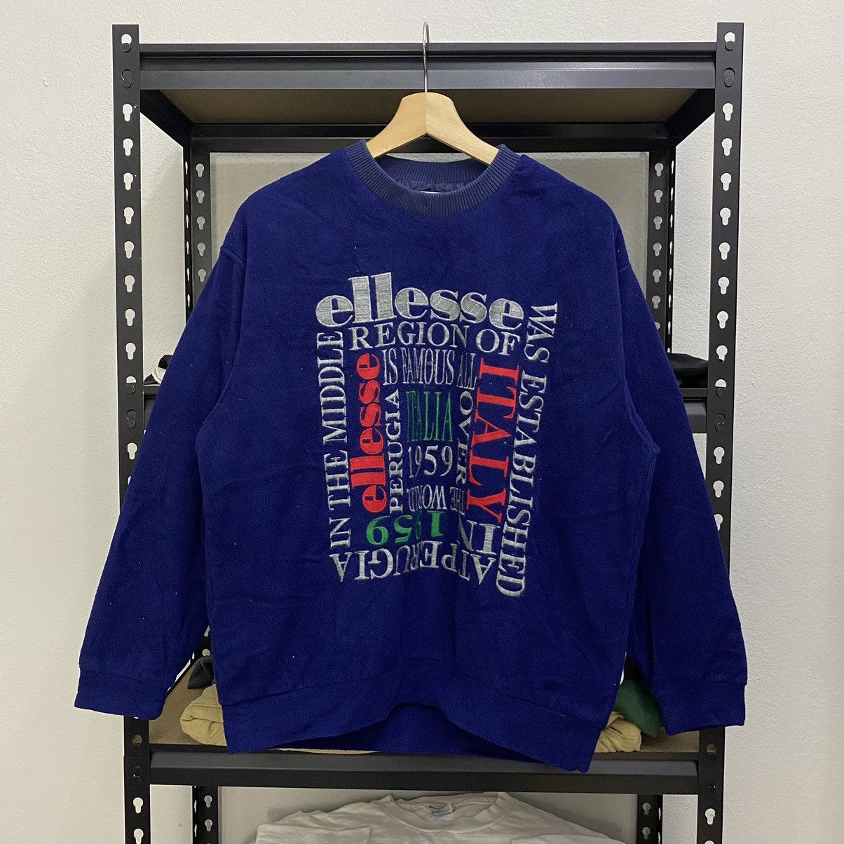 Ellesse × Vintage Vintage Ellesse Ferugia Italia Sweatshirt Big Logo❗️ Size US M / EU 48-50 / 2 - 1 Thumbnail