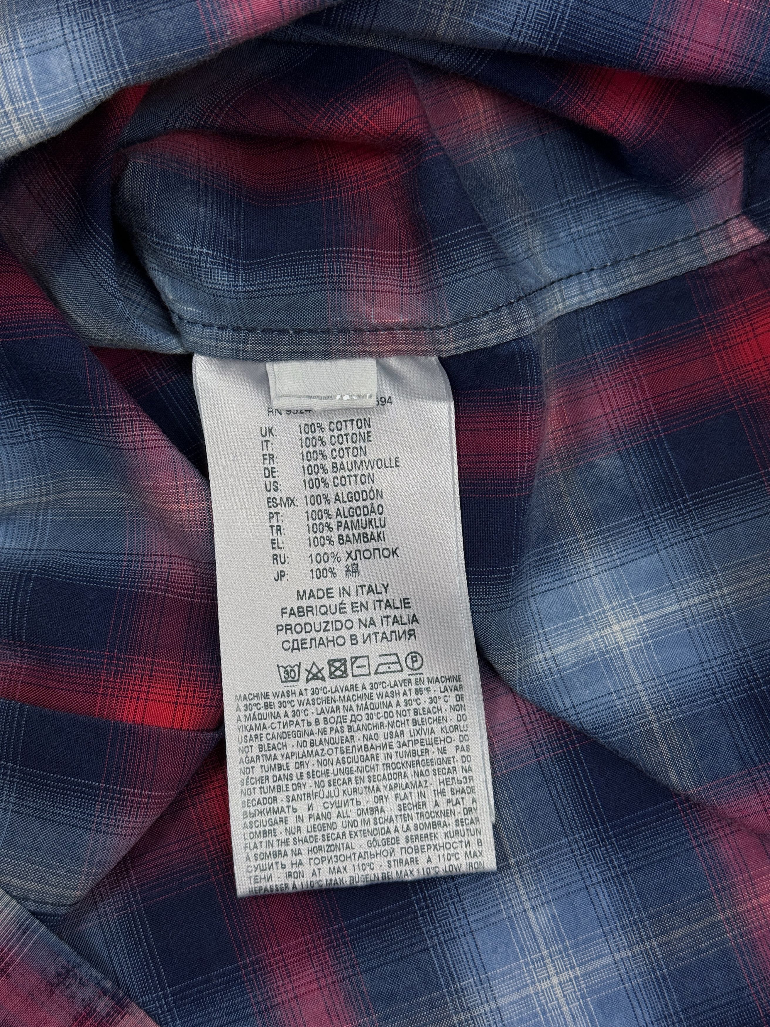 Diesel × Diesel Black Gold Diesel Black Gold Shirt Western Snap Checkered Designed Size US L / EU 52-54 / 3 - 20 Thumbnail
