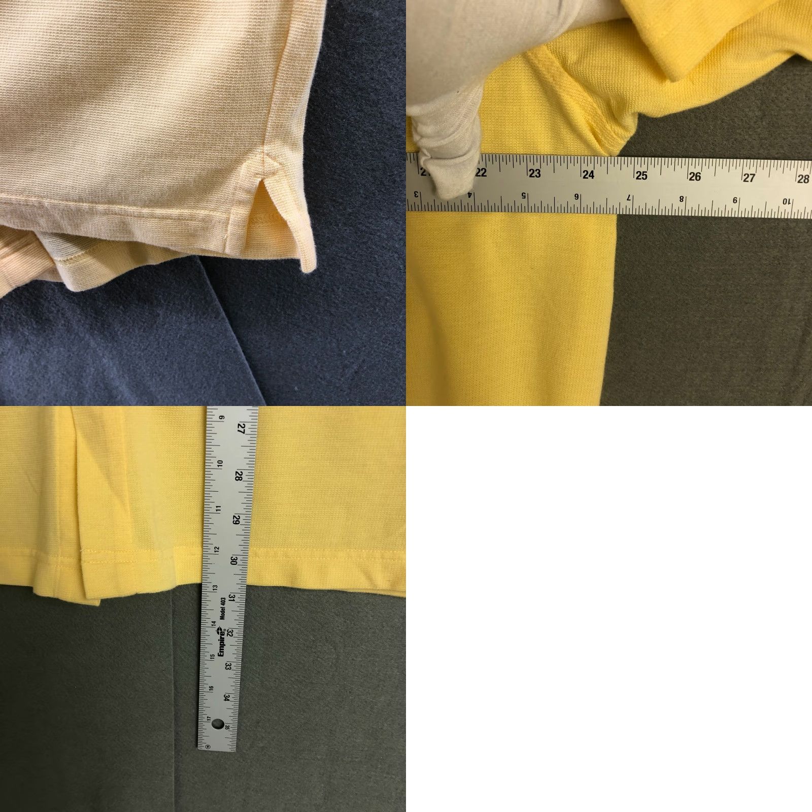 Brooks Brothers Brooks Brothers Knit Short Sleeve Shirt Mens XL Yellow Button Up Pocket Cotton Size US XL / EU 56 / 4 - 8 Thumbnail