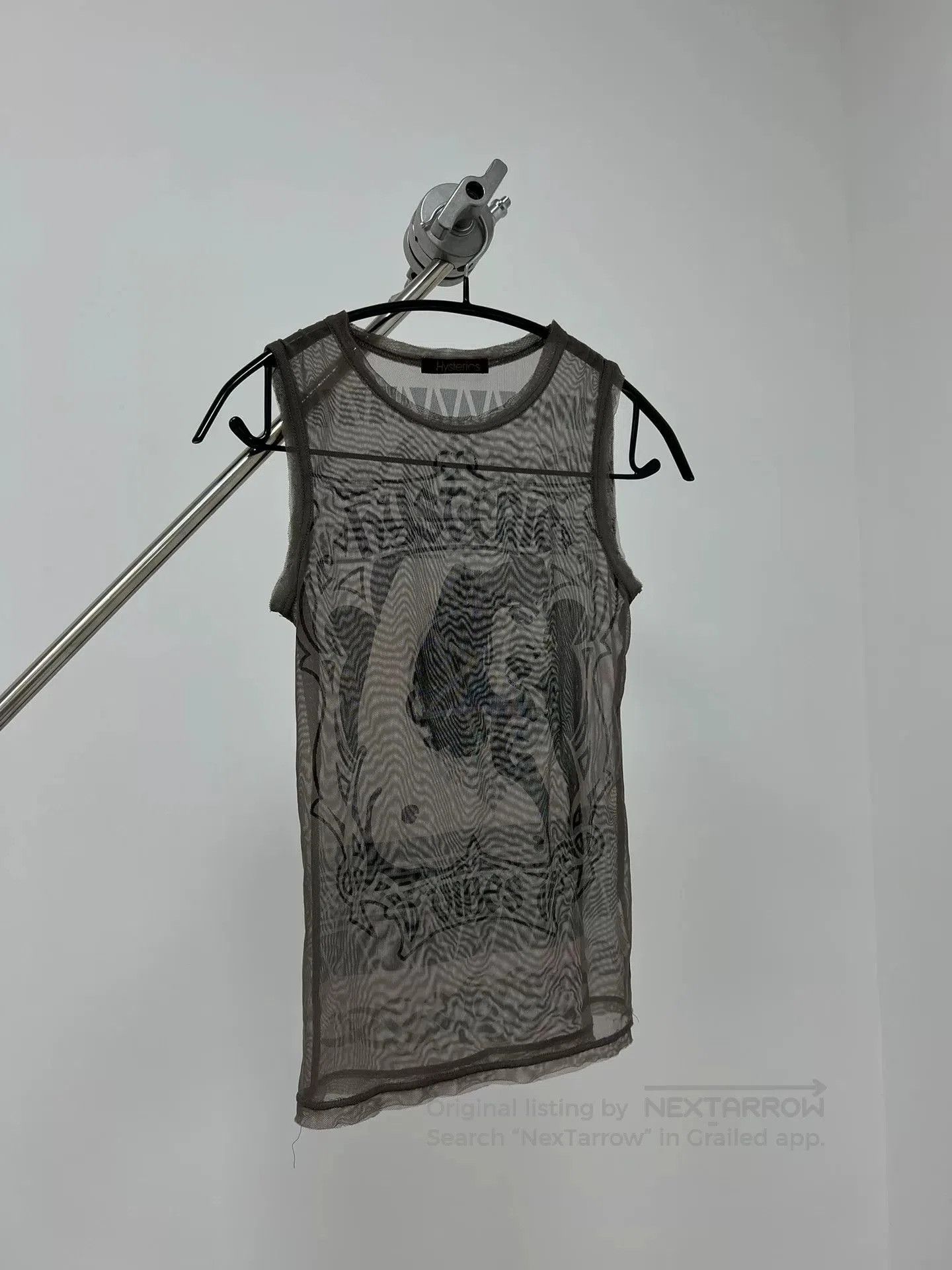 Hysteric Glamour Hysterics Printed Sheer Women’s Short Sleeve Tee. Size S / US 4 / IT 40 - 2 Thumbnail