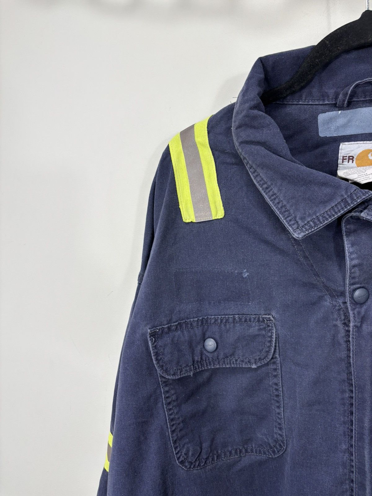 Carhartt Vintage Carhartt Flame Resistant Hype Boxy Cropped Jacket Size US XXL / EU 58 / 5 - 4 Thumbnail