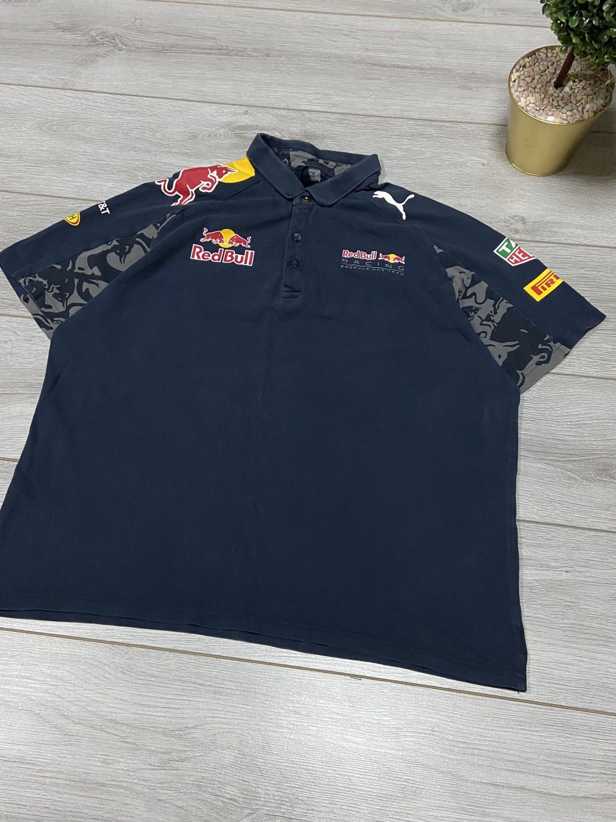 Puma × Red Bull Puma Red Bull Pirelli vintage racing shirt polo Size US XL / EU 56 / 4 - 3 Thumbnail