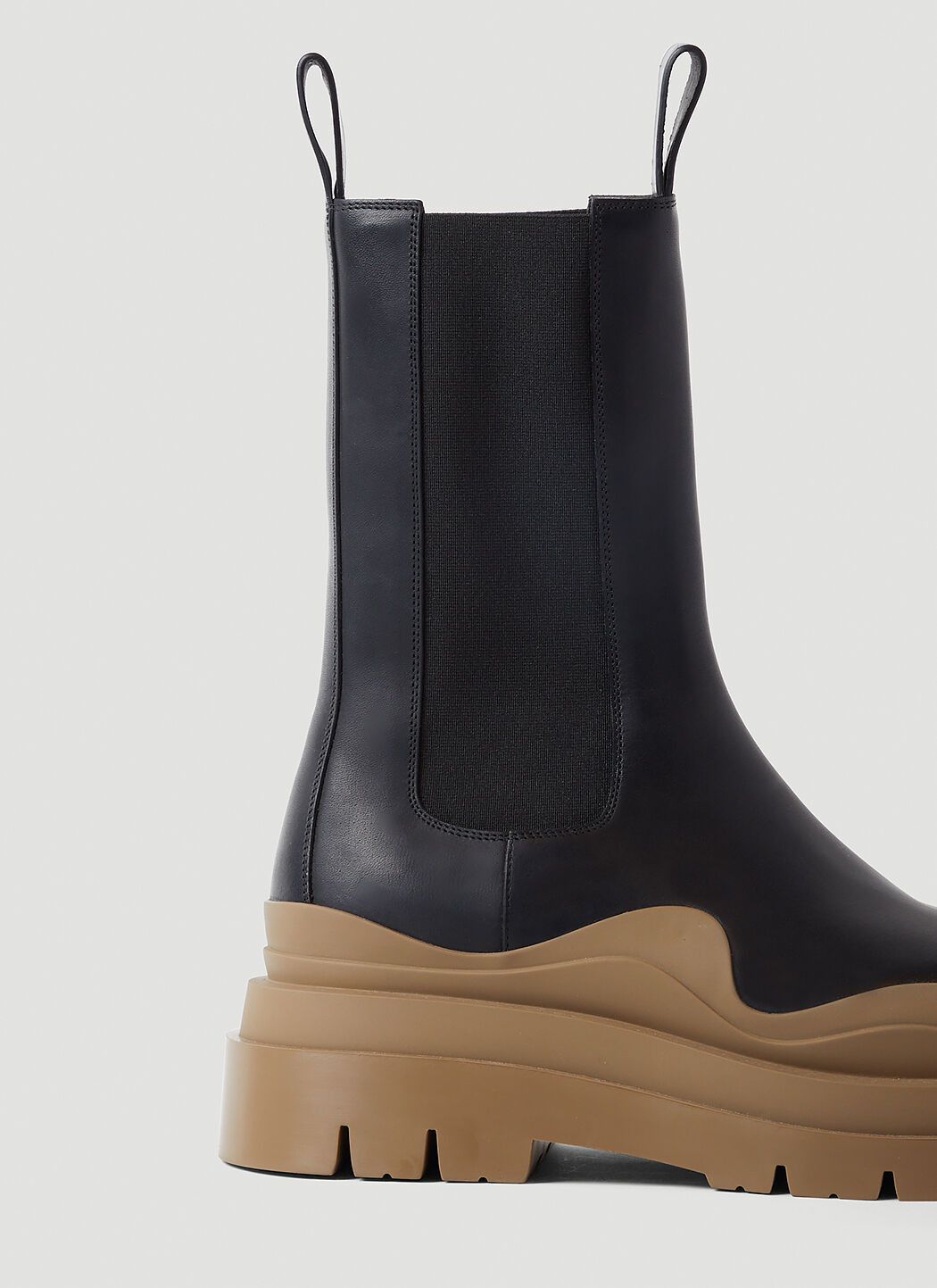 Bottega Veneta o1bcso1str0824 Tire Chelsea Boot in Brown/Black Size US 7.5 / EU 40-41 - 6 Thumbnail