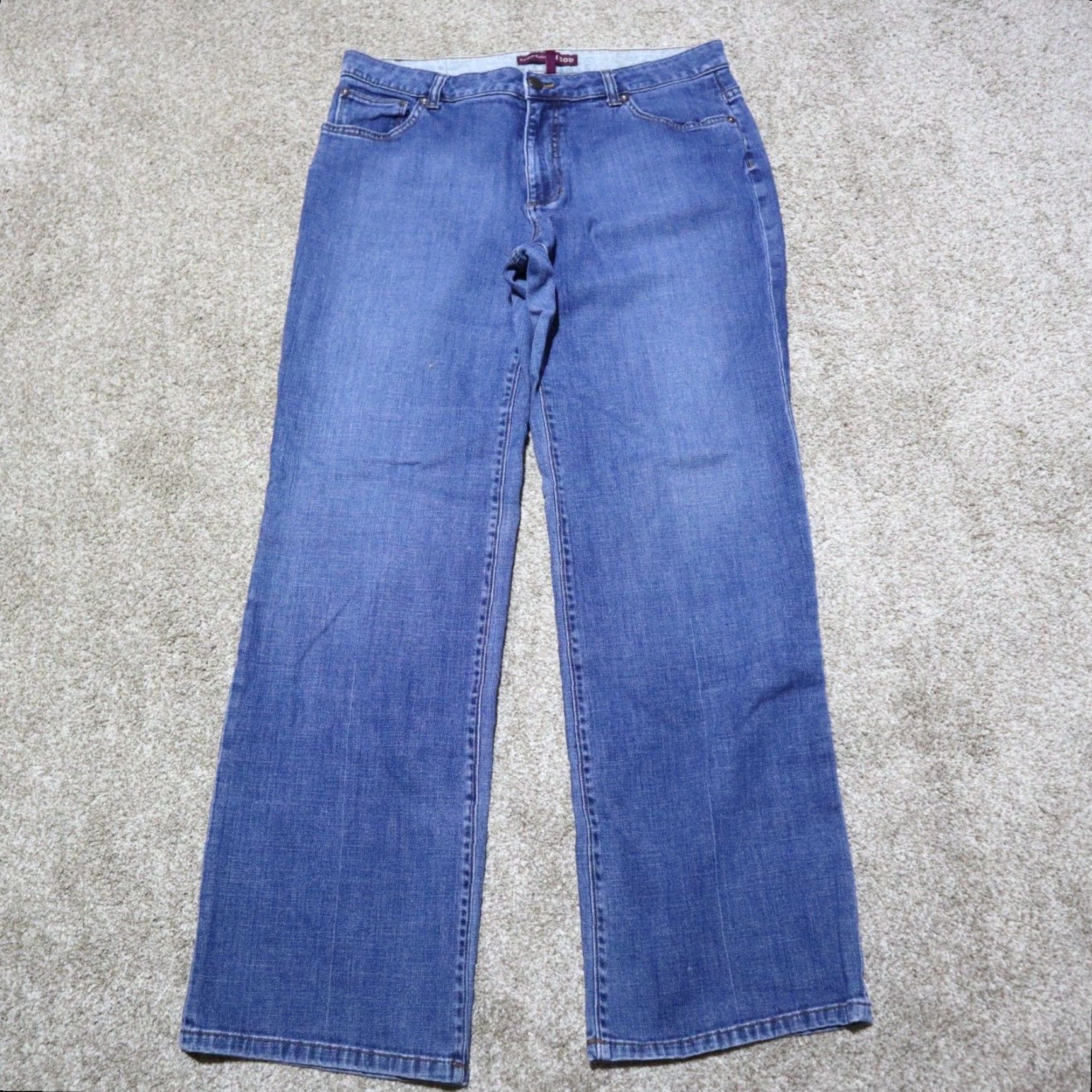Izod IZOD Jeans Bootcut Denim Blue Women's Size 16 Stretch Denim Black? Size 38" / US 16 / IT 52 - 2 Thumbnail