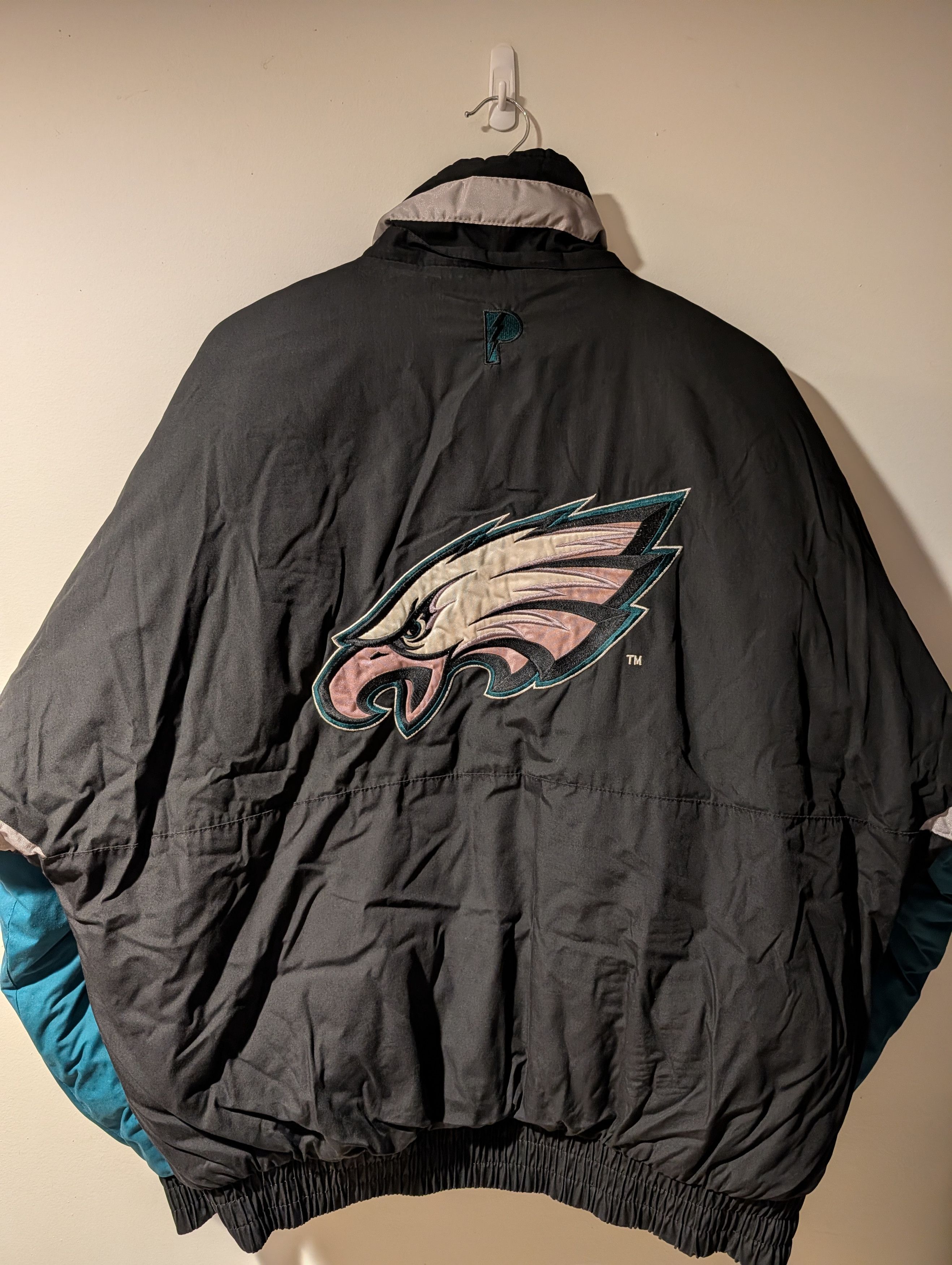 Pro Player Vintage 90s Philadelphia Eagles Reversible Puffer Jacket Size US L / EU 52-54 / 3 - 6 Thumbnail