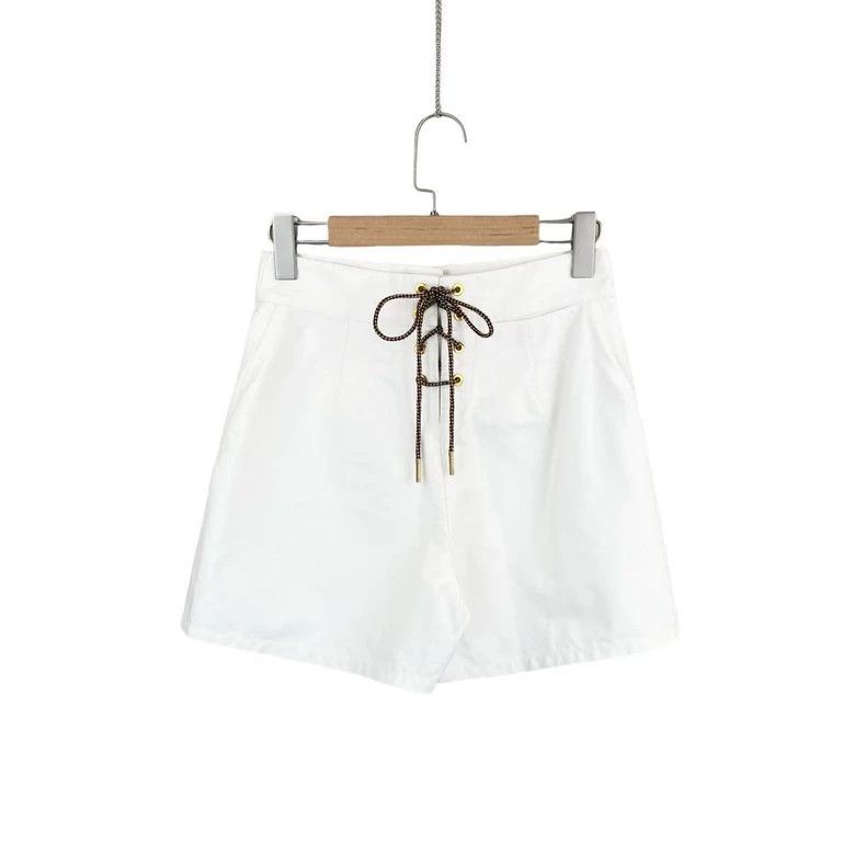 Louis Vuitton Louis Vuitton Cotton pirate button embellished white skirt Size 37" - 2 Thumbnail
