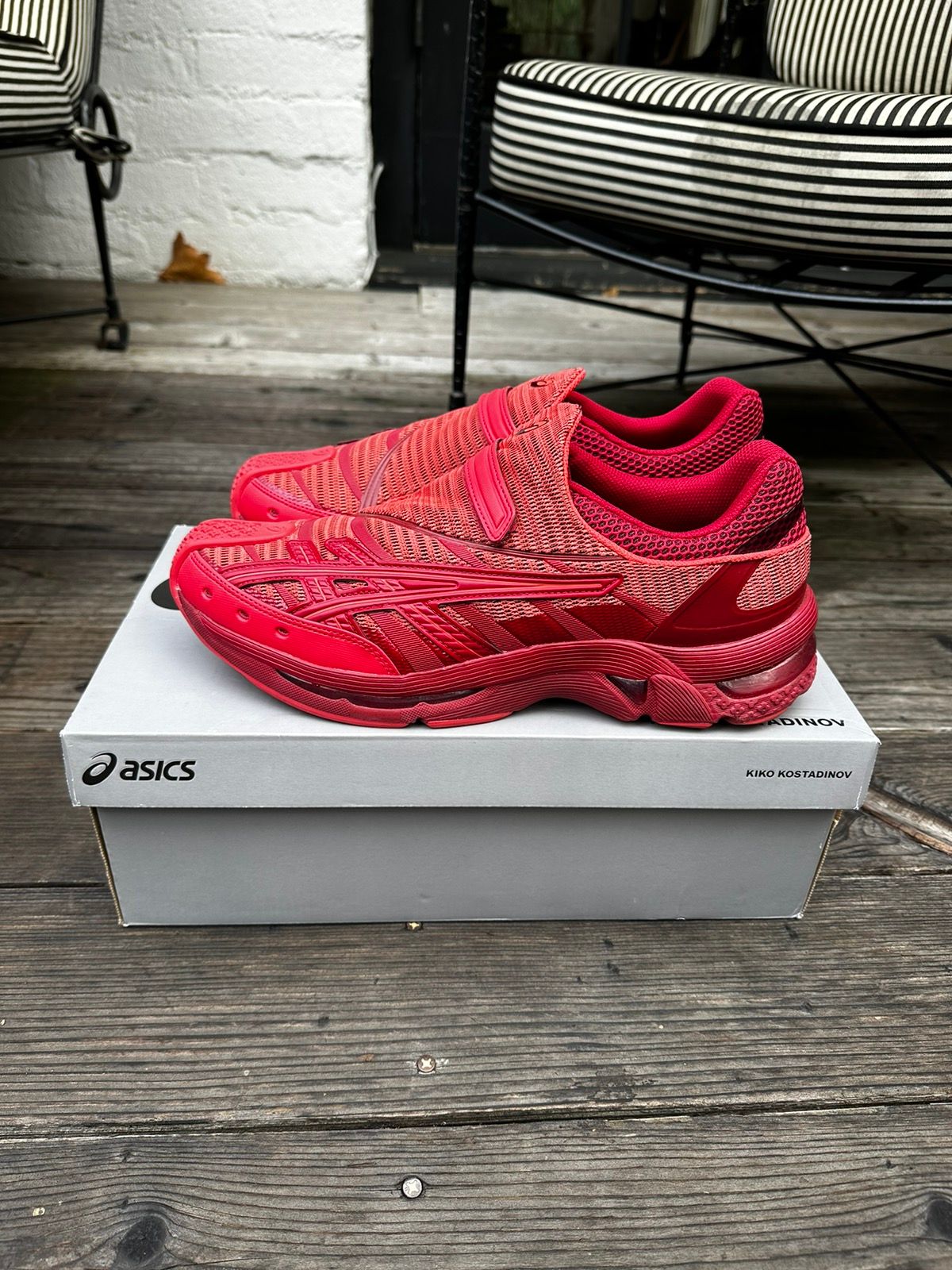 Pre-owned Asics X Kiko Kostadinov Gel Kiril 2 Shoes In Red