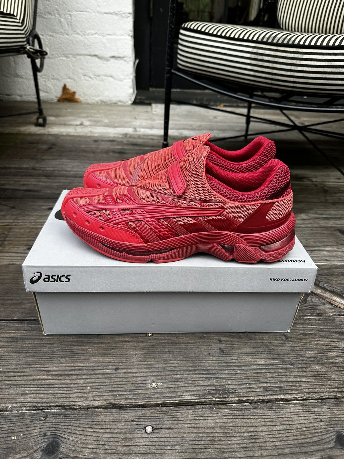image of Asics x Kiko Kostadinov Gel Kiril 2 Shoes in Red, Men's (Size 12)