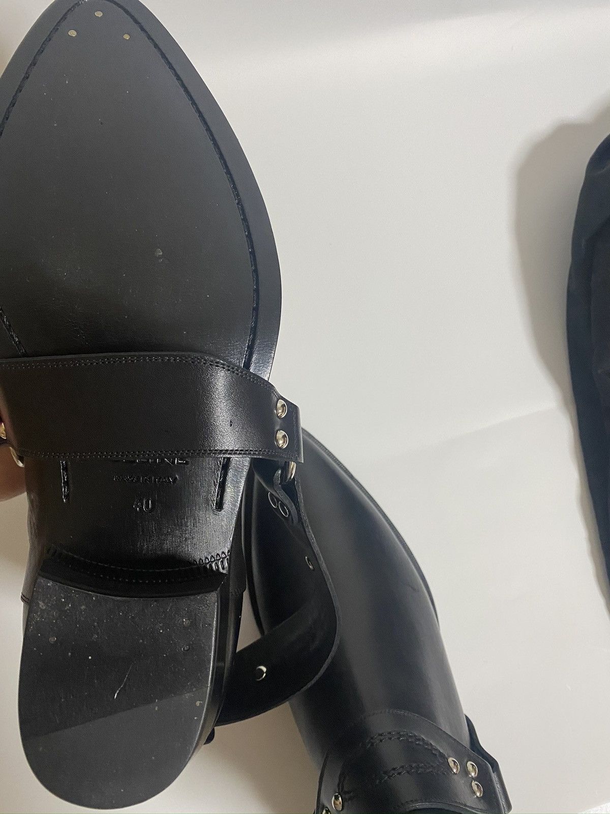 Celine × Hedi Slimane Classic 40mm boots Size US 7 / EU 40 - 8 Thumbnail