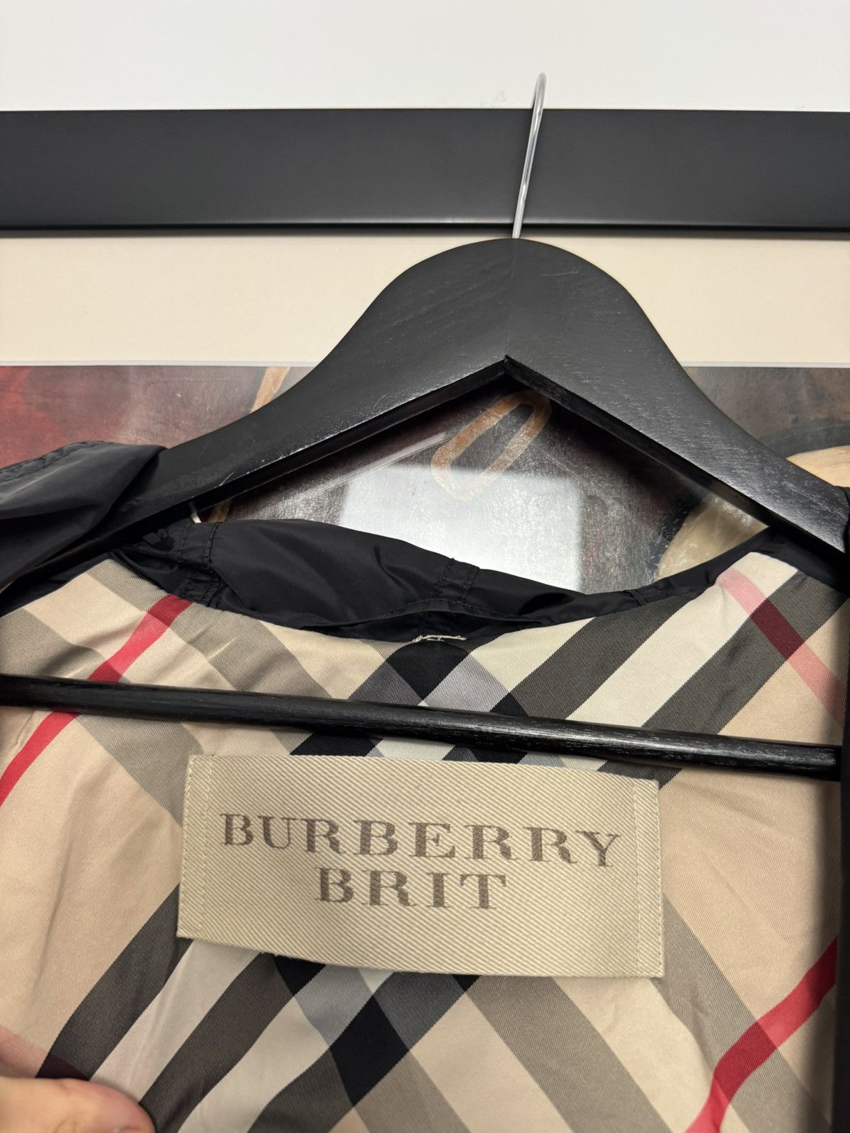 Burberry Burberry Brit Nylon Jacket Black Rare Casual Hype Novacheck Size L / US 10 / IT 46 - 5 Thumbnail