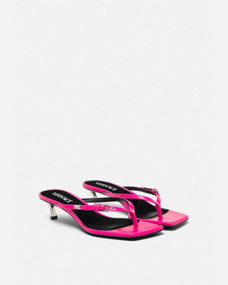 Versace o1y0226 Kitten Heel in Fuchsia Size US 6 / IT 36 - 2 Thumbnail