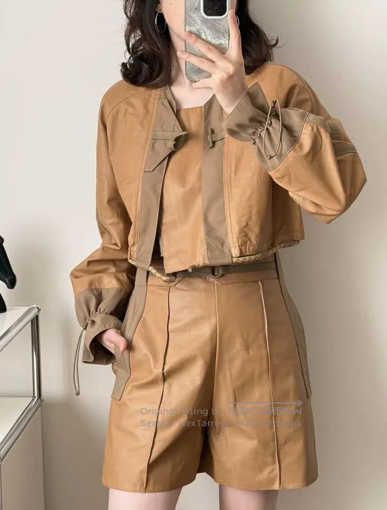 Hermes Hermes Short Leather Jacket Size XS / US 0-2 / IT 36-38 - 7 Thumbnail