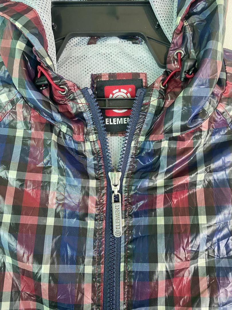 Element × Vintage Rare ELEMENT skateboard dobby check shell jacket Size US M / EU 48-50 / 2 - 3 Thumbnail