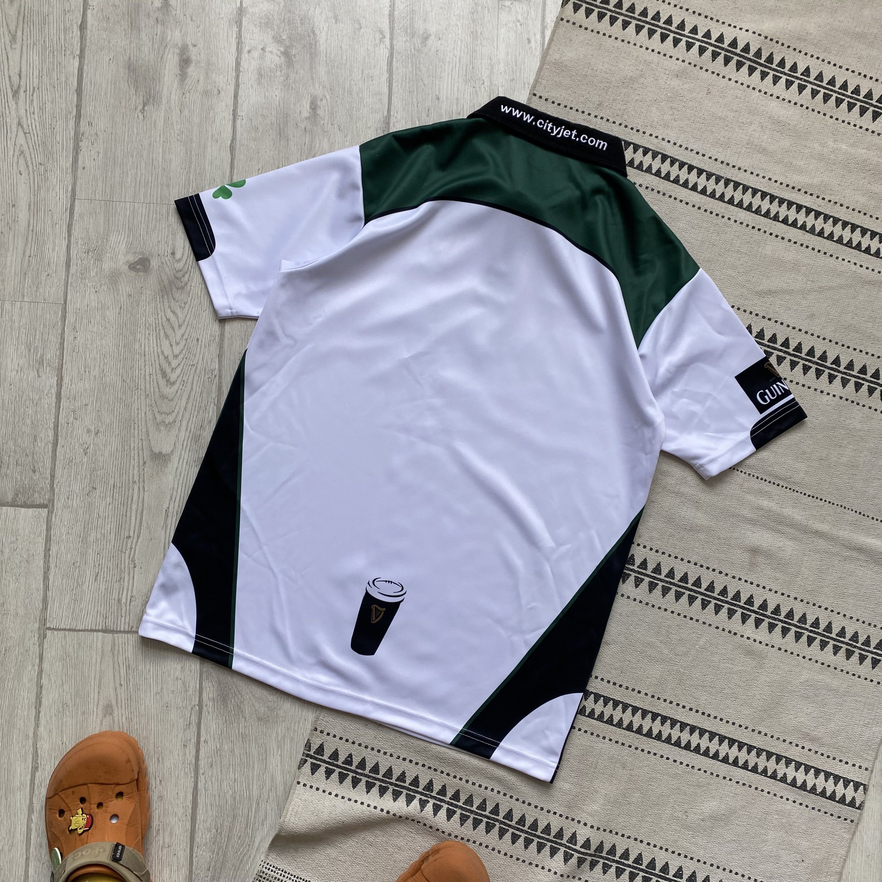 Nike ☘️ Blockore Guinness London Irish rugby jersey Drill Y2K Size US M / EU 48-50 / 2 - 8 Thumbnail