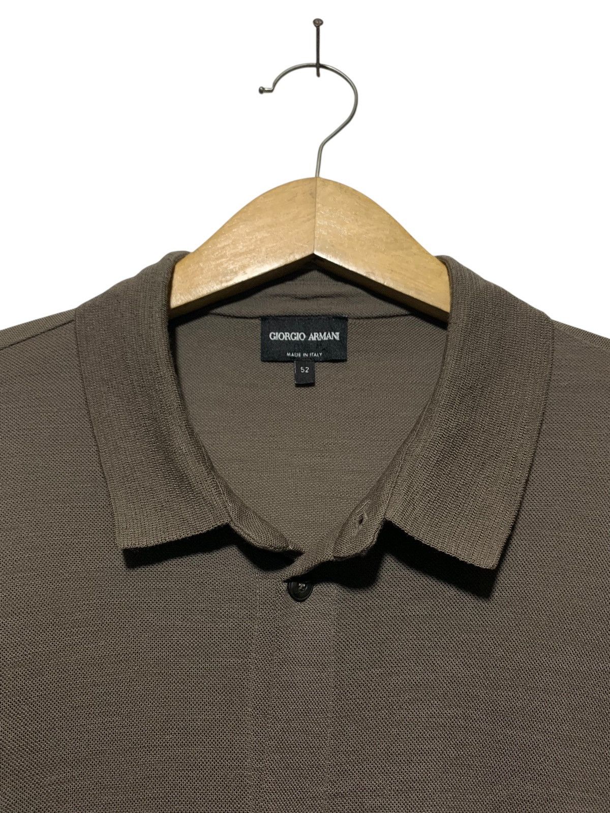 Giorgio Armani Armani Woollen Knit Shirt Size US L / EU 52-54 / 3 - 4 Thumbnail
