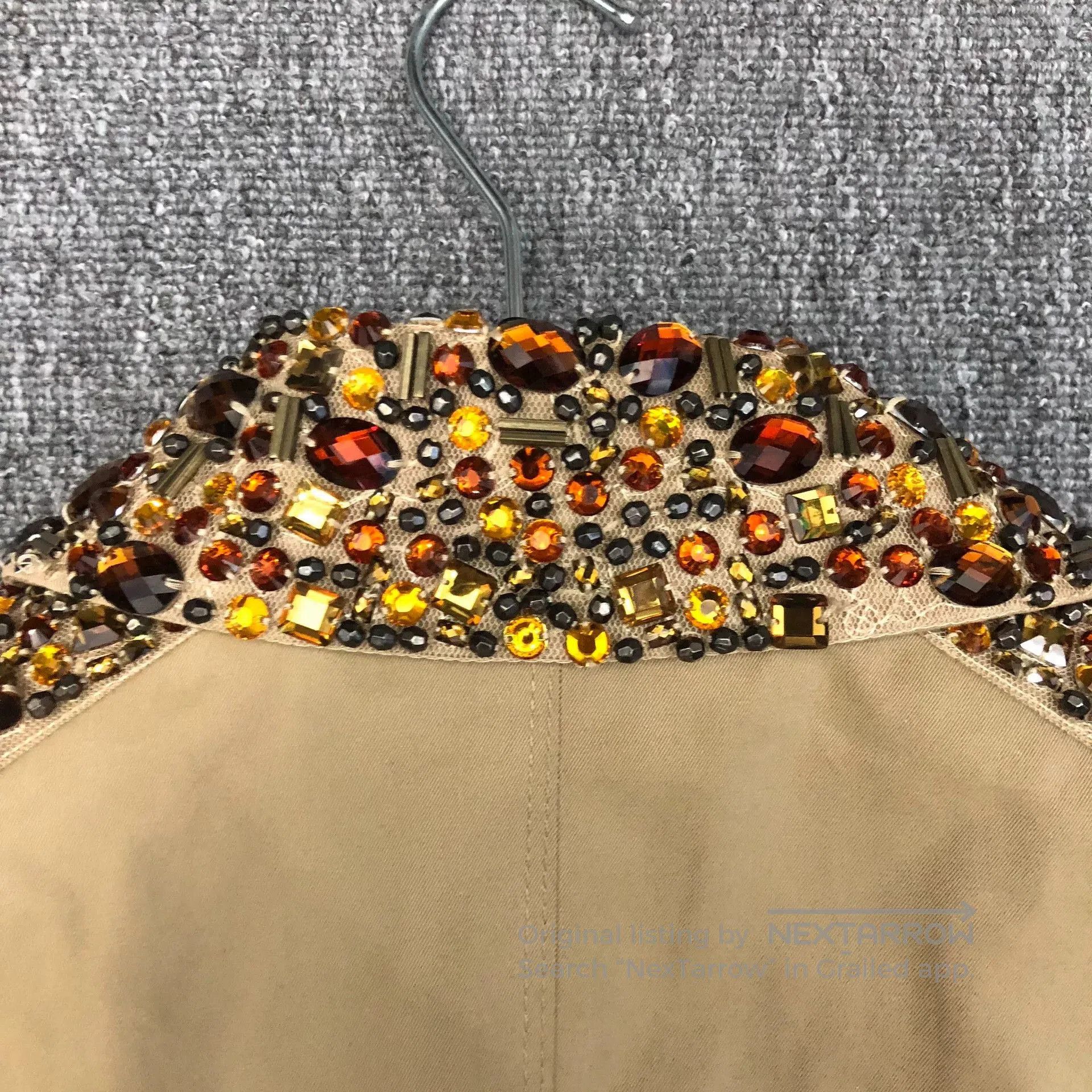 Burberry Burberry Crystal Double-Breasted Trench Coat. Size XS / US 0-2 / IT 36-38 - 6 Thumbnail