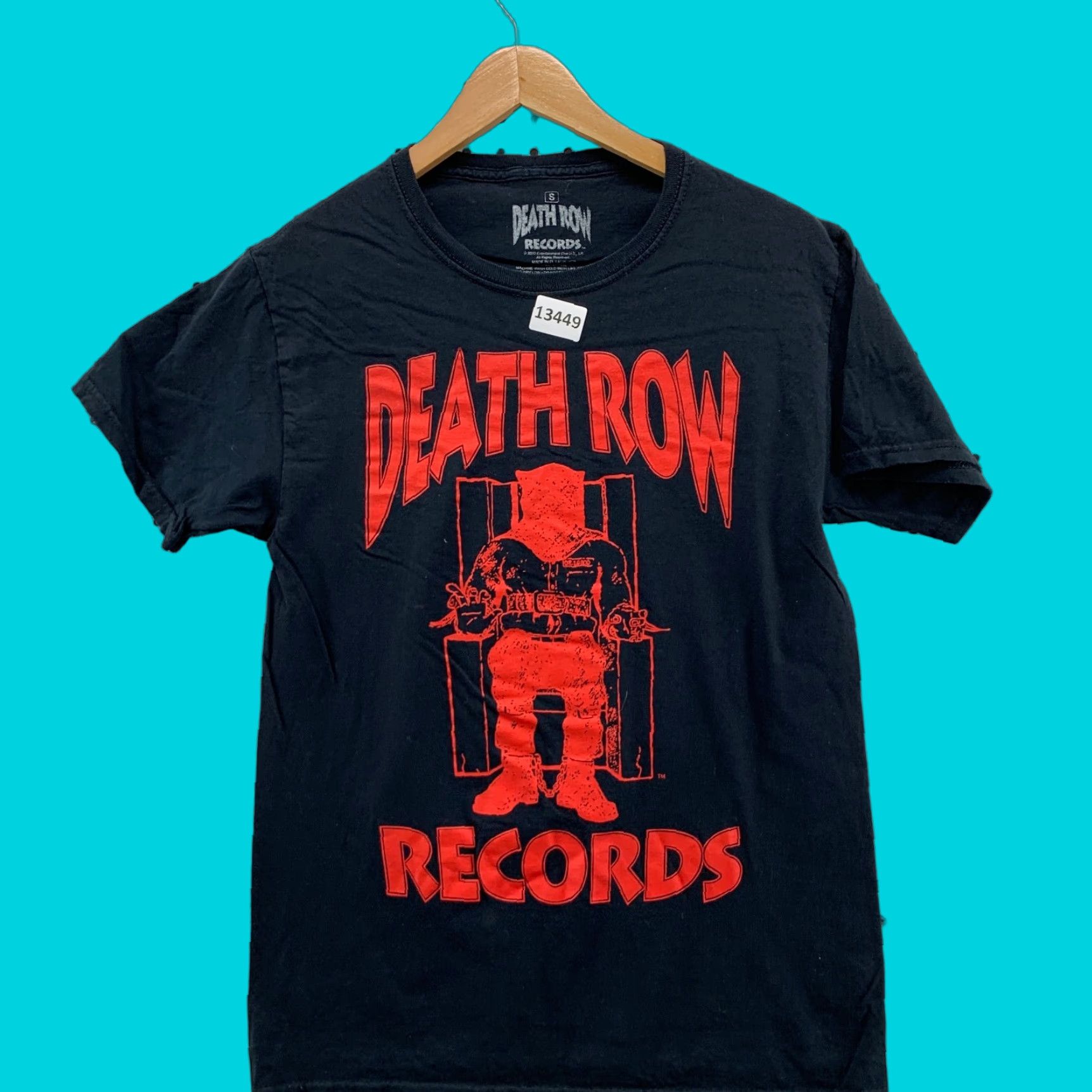 Vintage VINTAGE Death Row Records Mens Short Sleeve Shirt Black Small Red Lettering Size US S / EU 44-46 / 1 - 1 Thumbnail