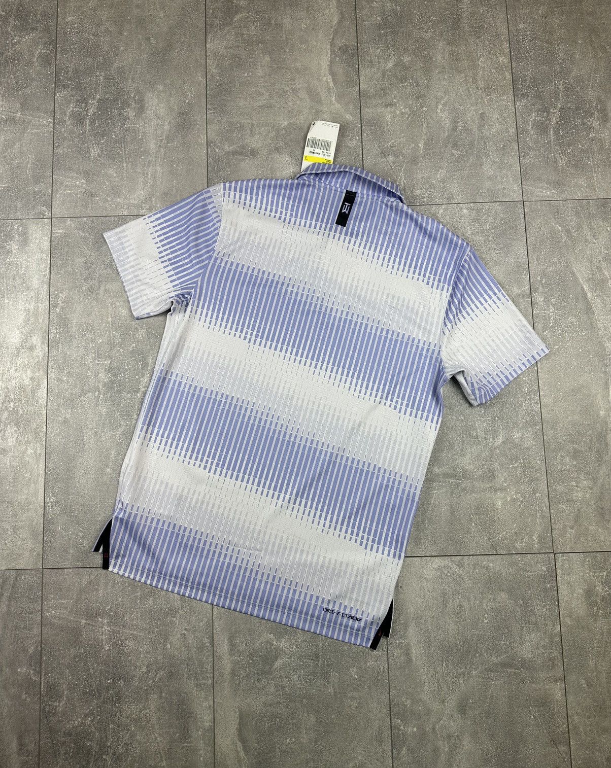 Nike Nike Tiger Woods Collection Striped Polo Jersey Size US S / EU 44-46 / 1 - 11 Thumbnail