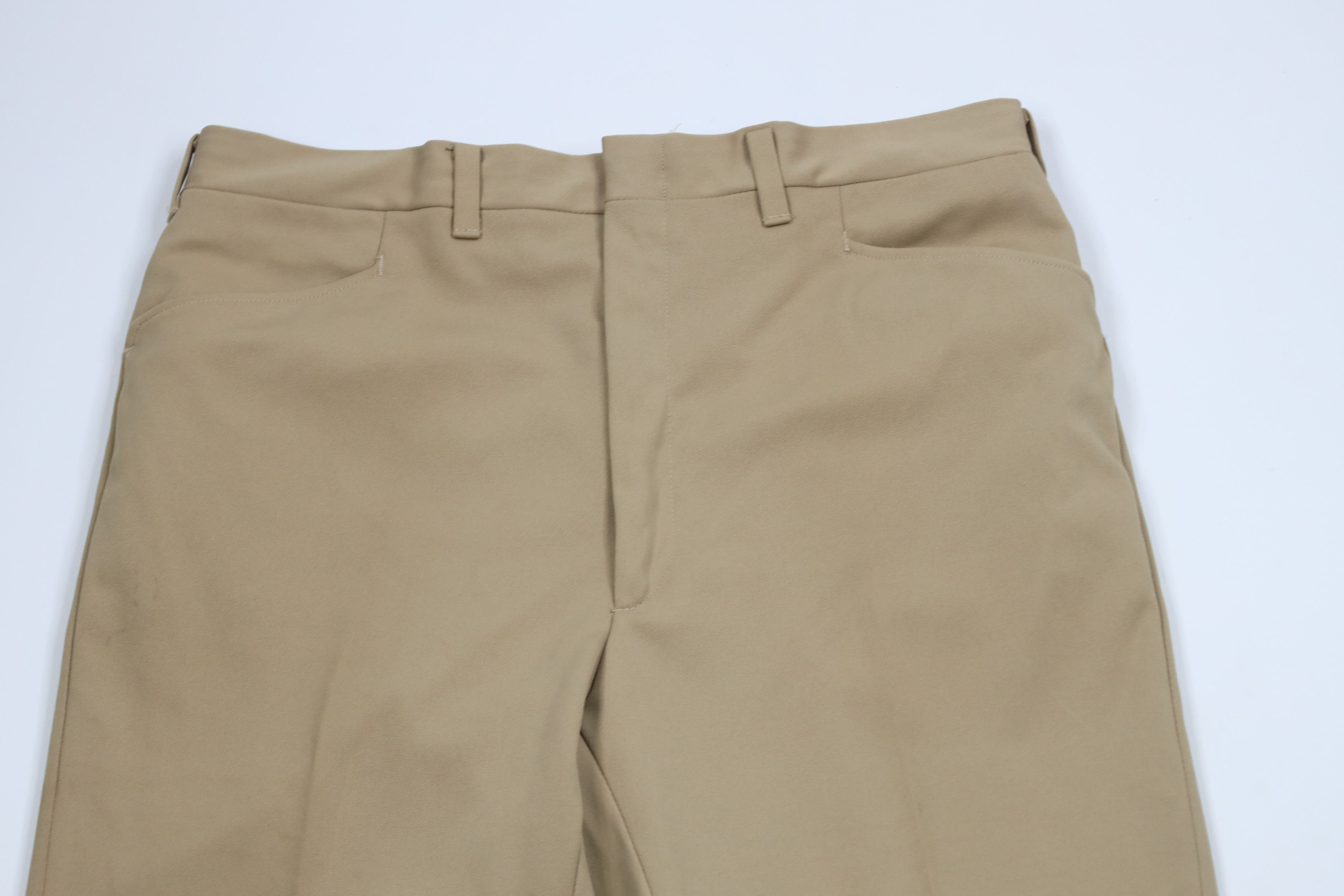 Vintage Vintage 70s Streetwear Bell Bottoms Chino Pants Beige USA Size US 36 / EU 52 - 2 Thumbnail
