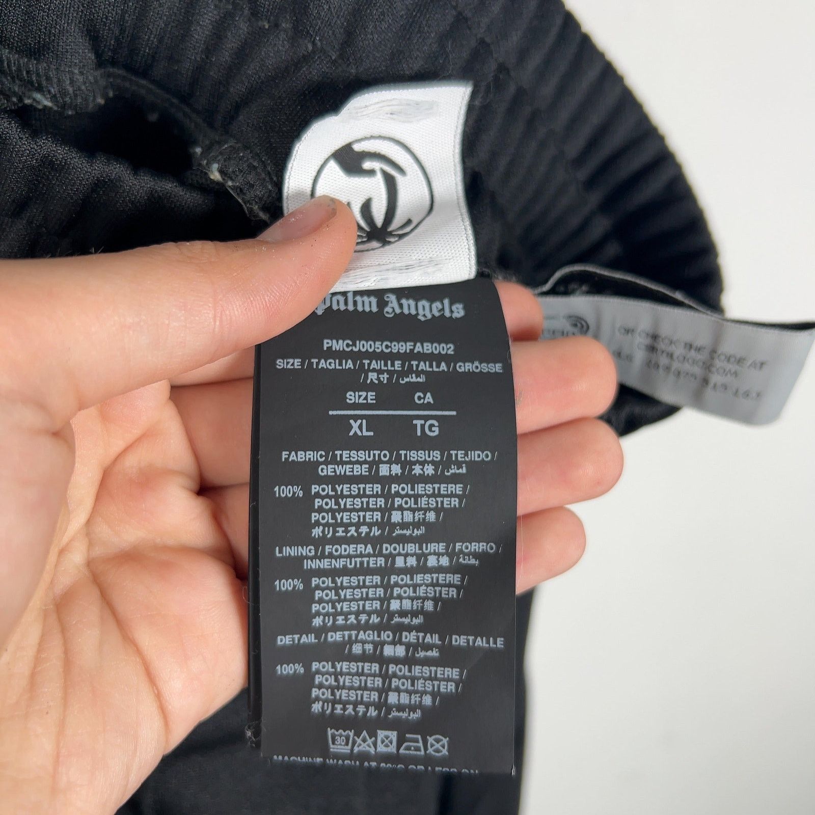 Palm Angels Palm Angels Black Narrow Track Pants Size US 36 / EU 52 - 9 Thumbnail