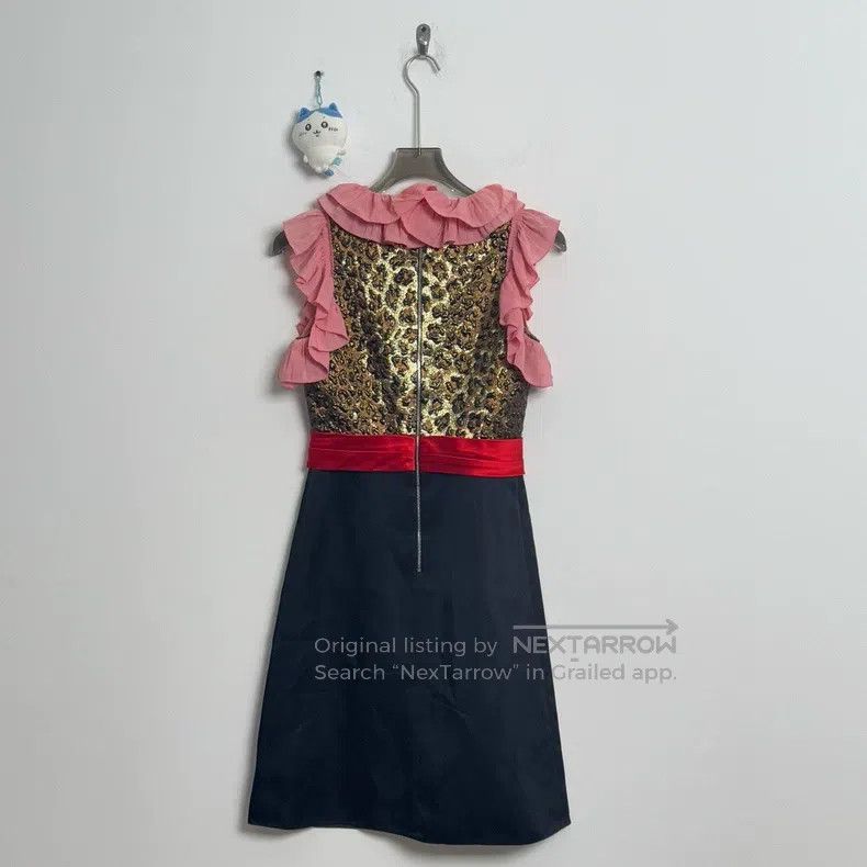 Gucci Gucci Leopard stitching ruffled dress Size XS / US 0-2 / IT 36-38 - 3 Thumbnail