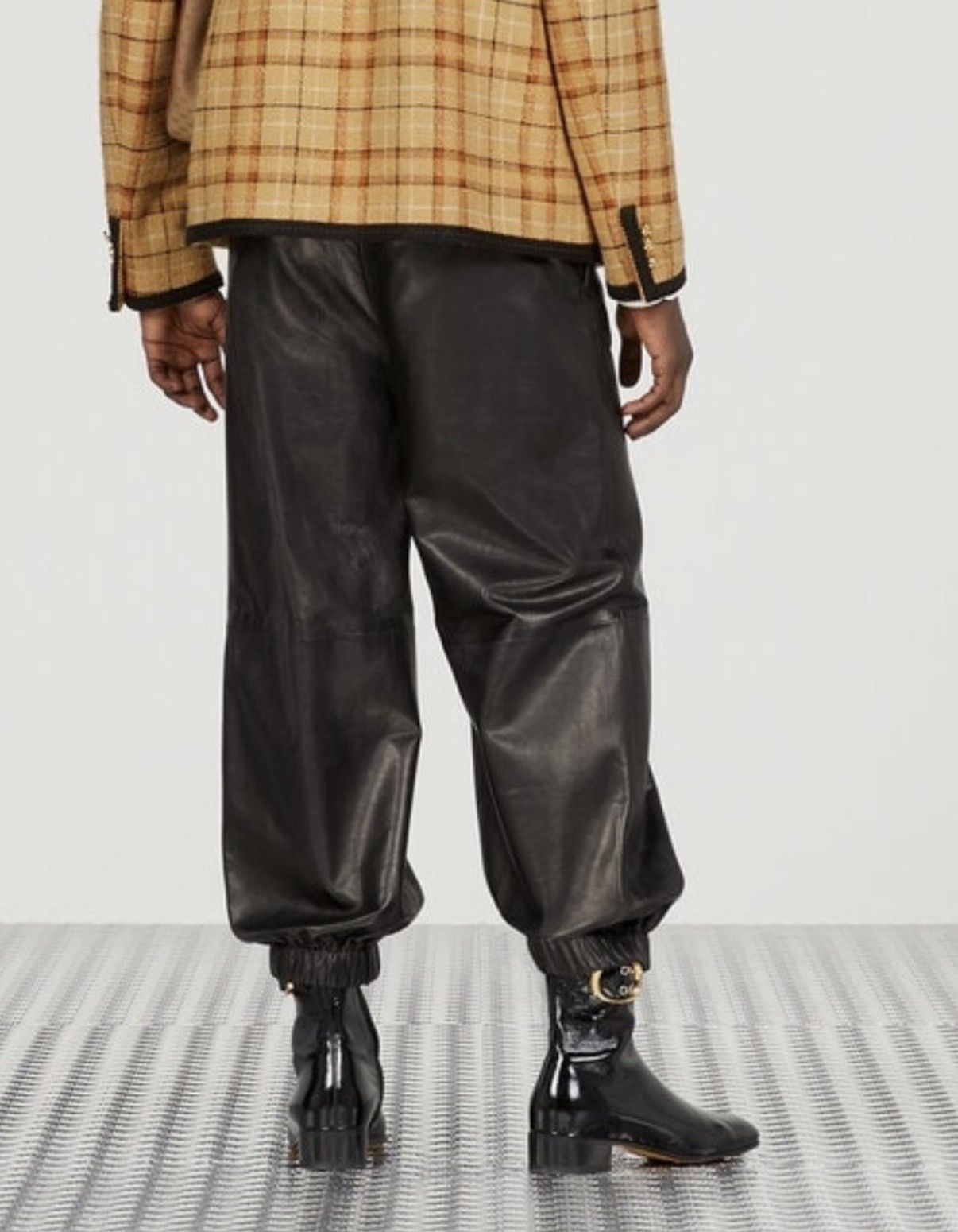 Gucci Gucci Leather Jogger Pants Size US 34 / EU 50 - 7 Thumbnail