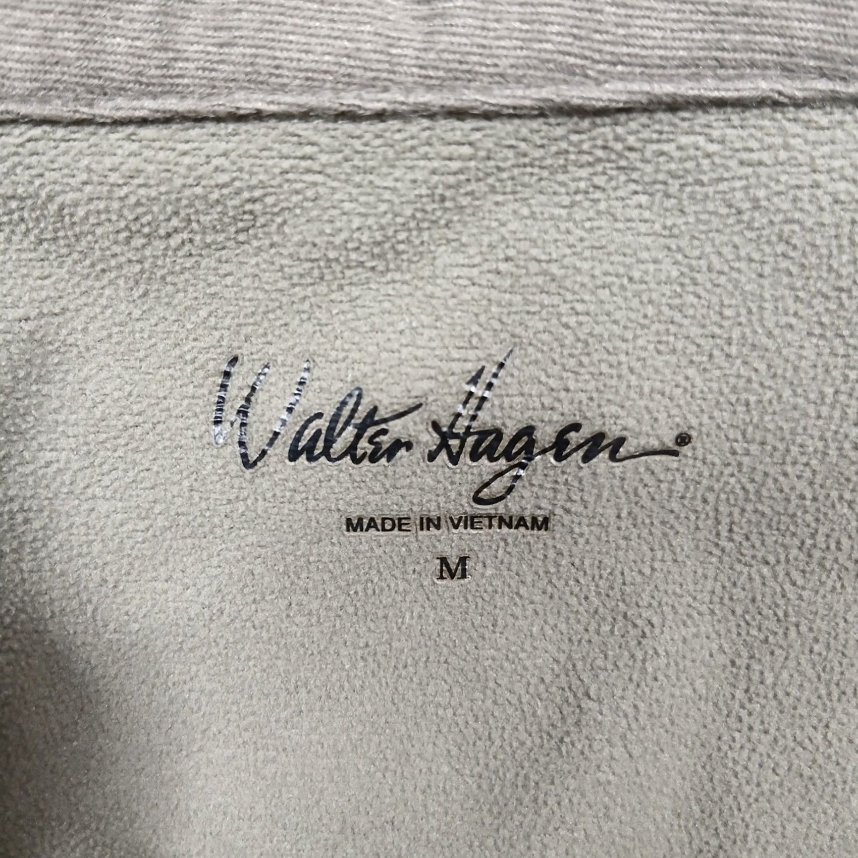 Vintage Walter Hagen Vest Men's M Tan Zip Front Softshell Windbreaker Outdoor Golf Outerwear Size US M / EU 48-50 / 2 - 4 Thumbnail