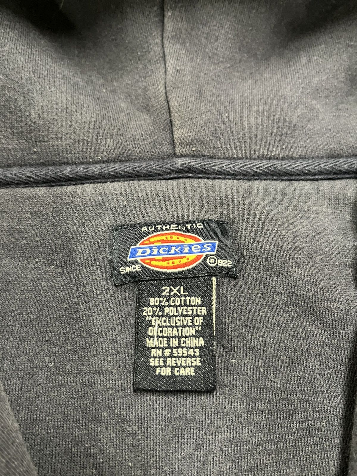 Dickies Y2k zip up dickies hoodie streetwear hype rare grunge skater Size US XXL / EU 58 / 5 - 9 Thumbnail