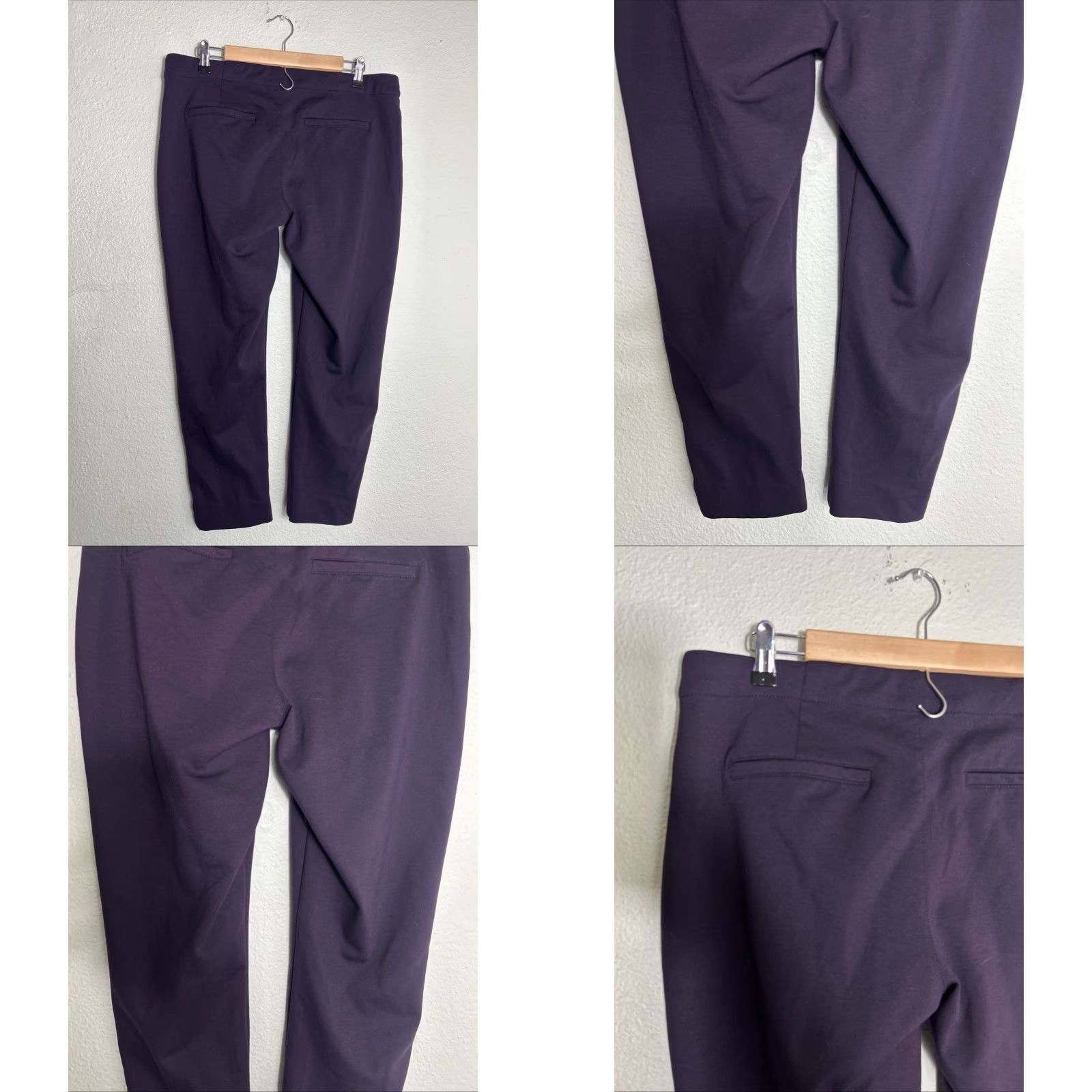 Gap Gap Pants Womens 14 Regular Burgundy Ponte Polyester Slim City Dress Pants Mens? Size 36" / US 14 / IT 50 - 8 Thumbnail