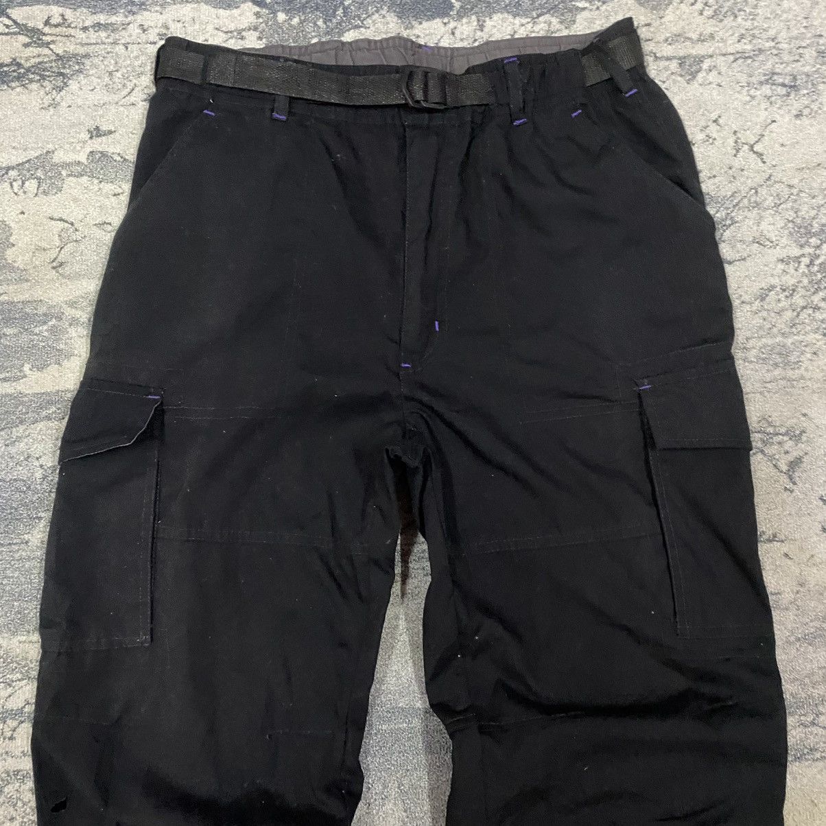 Japanese Brand Vintage Tactical Drawstring Cargo Pants Size US 31 - 2 Thumbnail