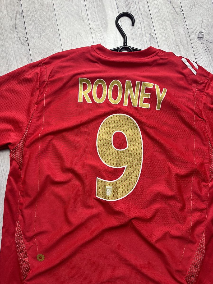 Umbro × Vintage Vintage Umbro red England soccer jersey size XL 9 Rooney Size US XL / EU 56 / 4 - 10 Thumbnail