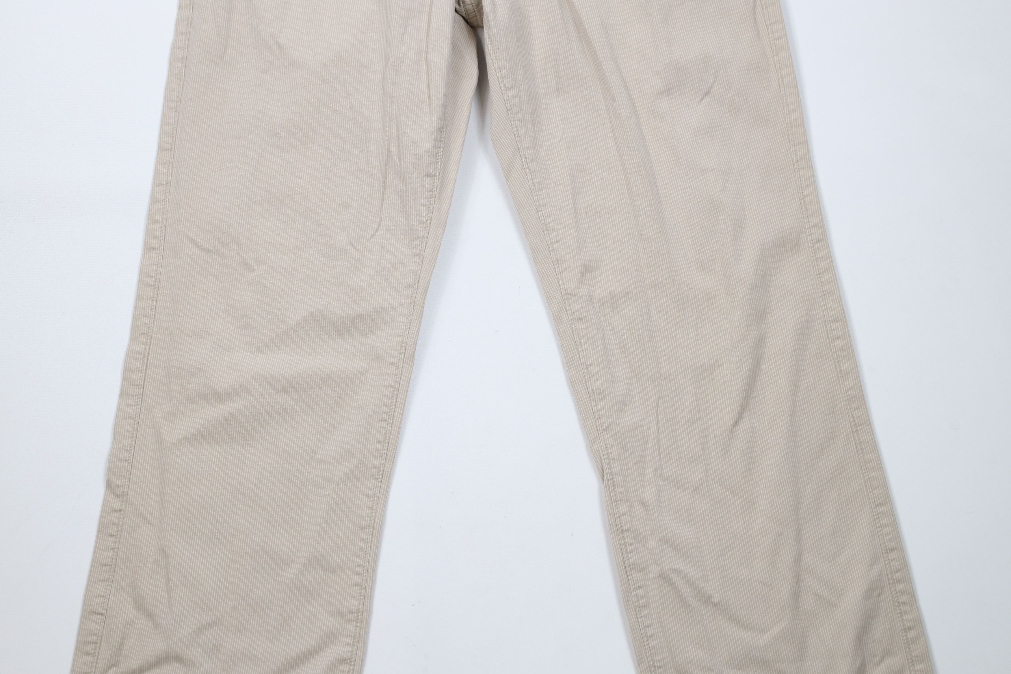 Gap × Vintage Vintage 90s Y2K Gap Surplus Pinstriped Wide Leg Chino Pants Size US 32 / EU 48 - 3 Thumbnail