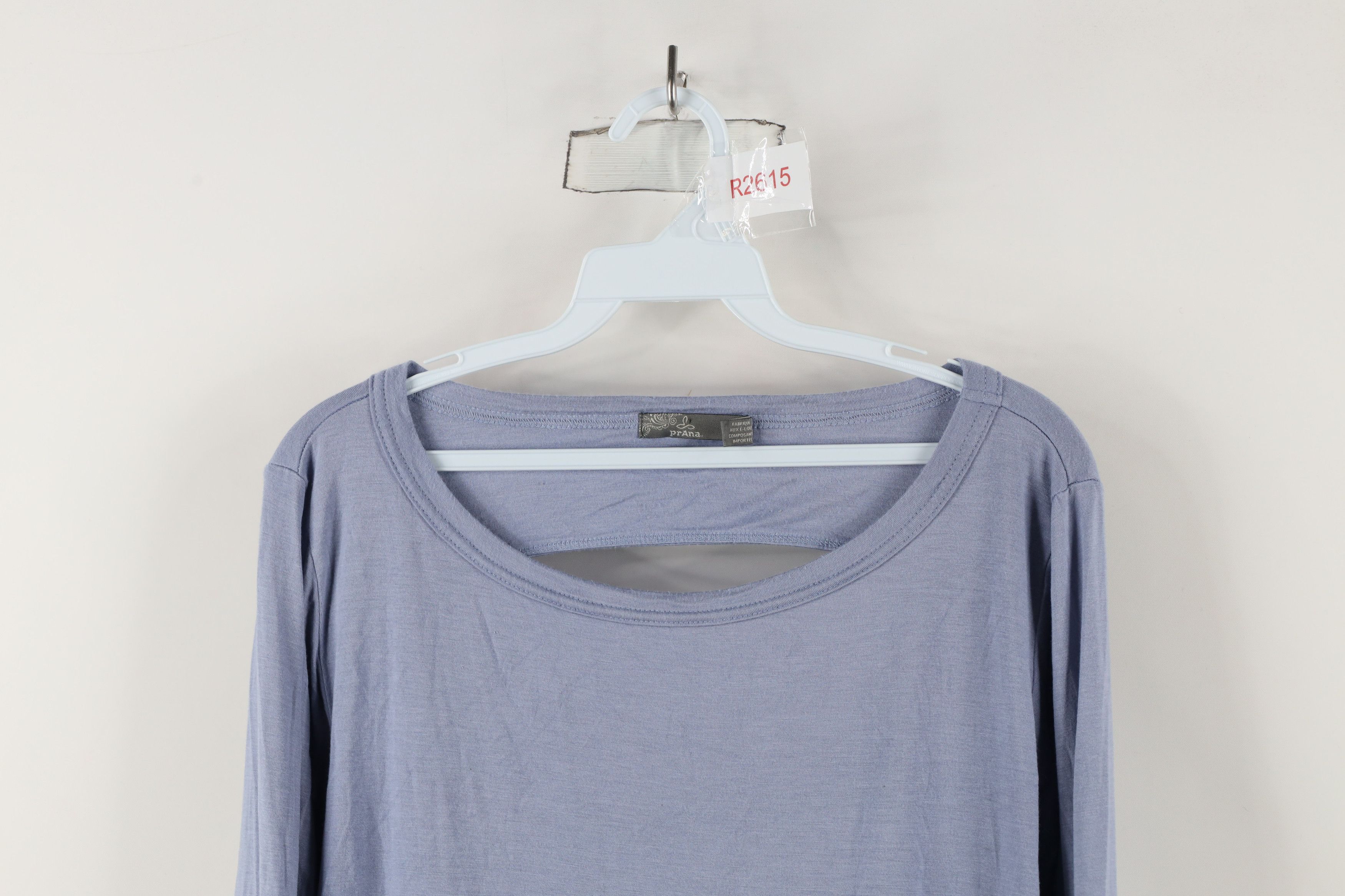 Prana × Vintage prAna Knit Stretch Synergy Long Sleeve Yoga Top Shirt Blue Size XL / US 12-14 / IT 48-50 - 2 Thumbnail