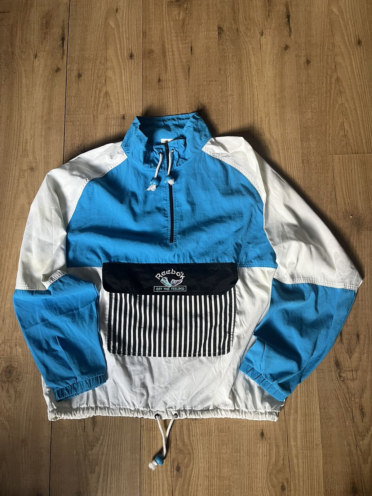 Reebok × Vintage Vintage Rare 90’s Reebok Get The Feeling jacket Size US M / EU 48-50 / 2 - 1 Thumbnail