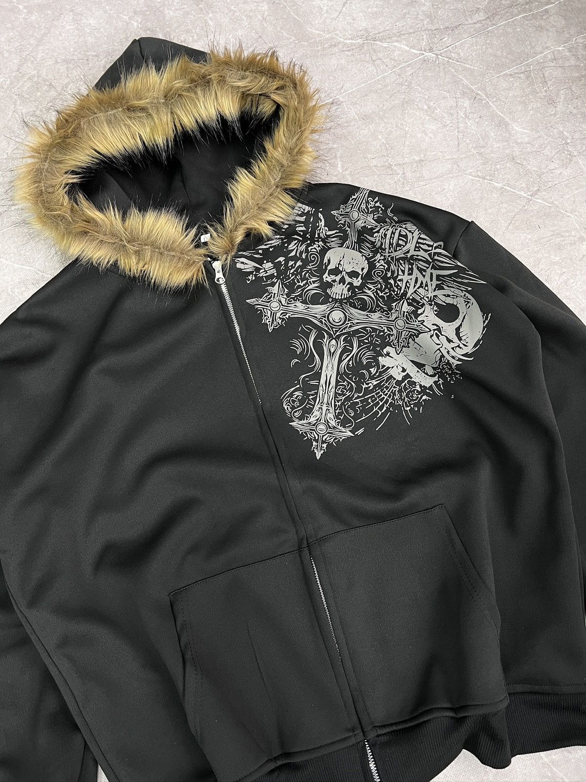 Seditionaries Seditionaries style boxy fur hood gothic hoodie hype Size US M / EU 48-50 / 2 - 2 Thumbnail
