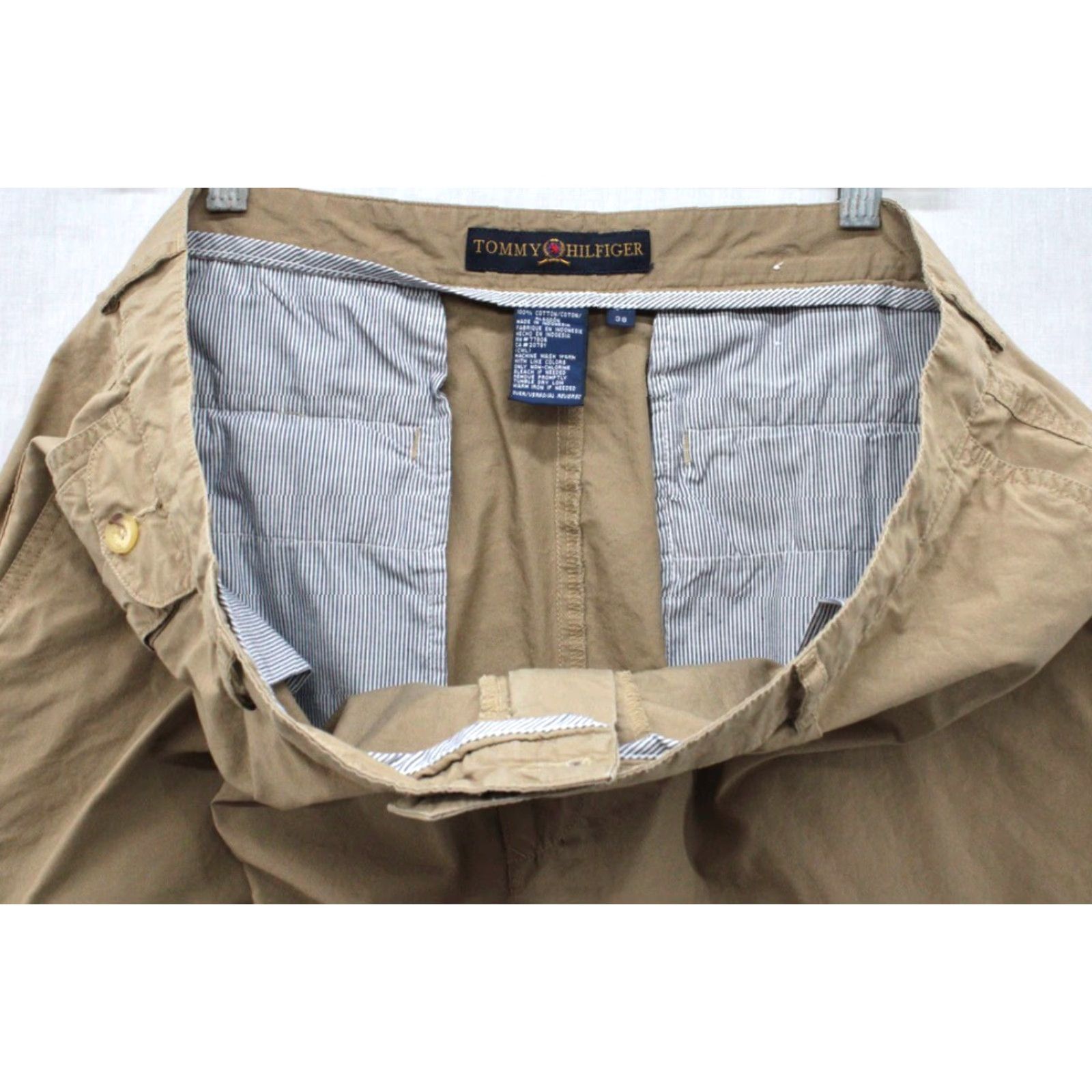 Tommy Hilfiger Tommy Hilfiger Shorts Men's 38 Brown Cotton Pleated Modern Preppy Casual Beachy Size US 38 / EU 54 - 5 Thumbnail