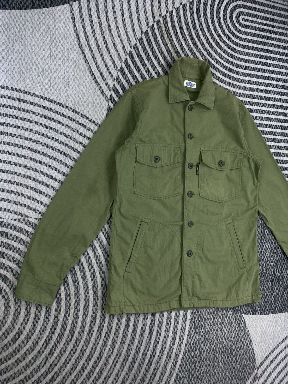 Blue Blue Japan Blue Blue Japan HR Market Army Green Style Button Up Shirt Size US M / EU 48-50 / 2 - 3 Thumbnail