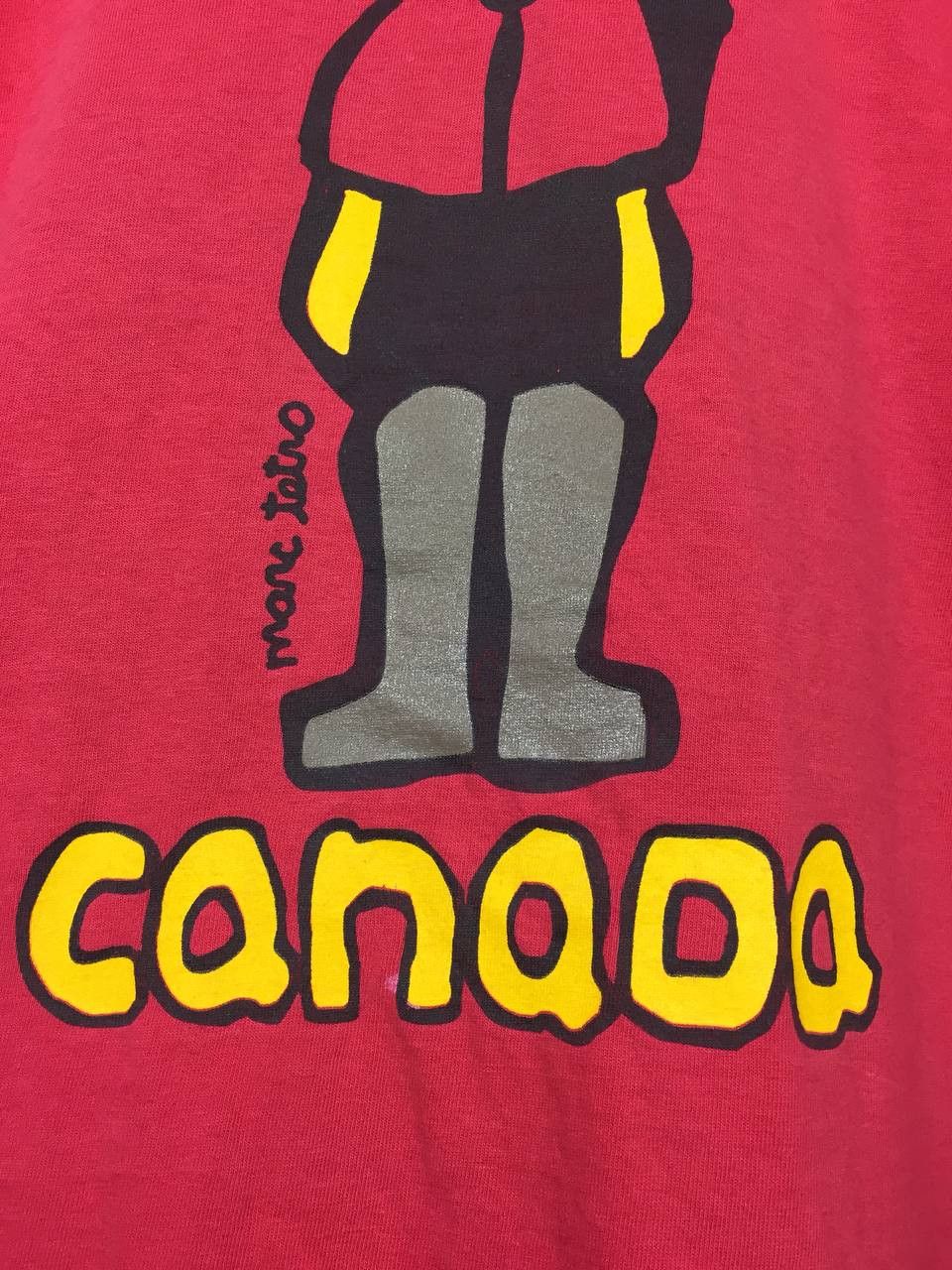 Vintage Vtg Marc Tetro Royal Canadian Mounted Police Pop Art Tee Size US L / EU 52-54 / 3 - 4 Thumbnail