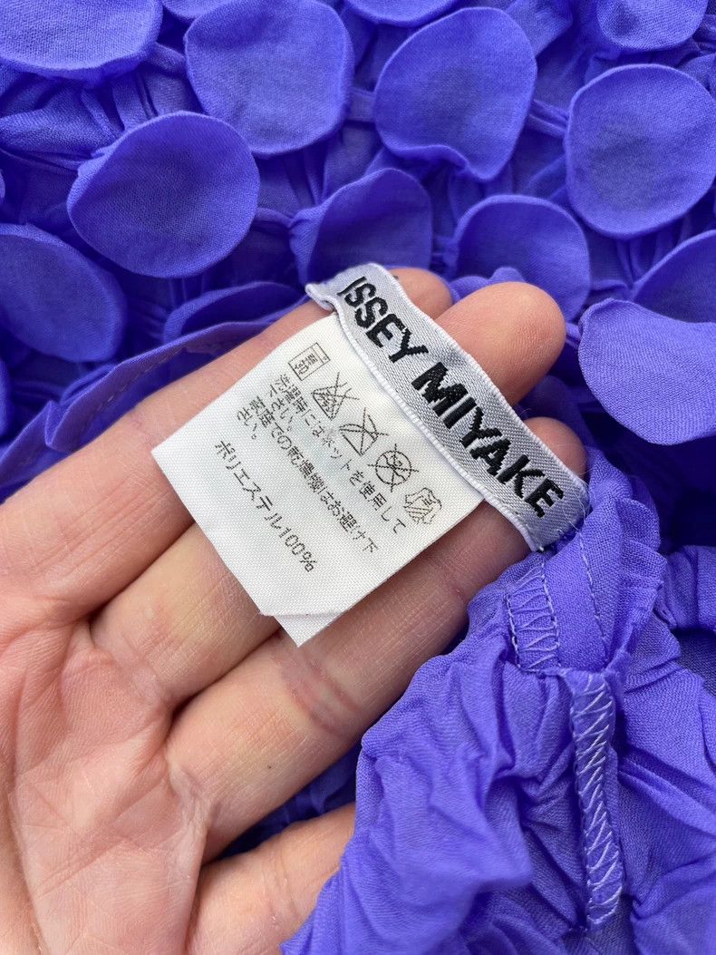 Issey Miyake Issey Miyake size:2 Purple puffed short-sleeved shirt Size M / US 6-8 / IT 42-44 - 5 Thumbnail