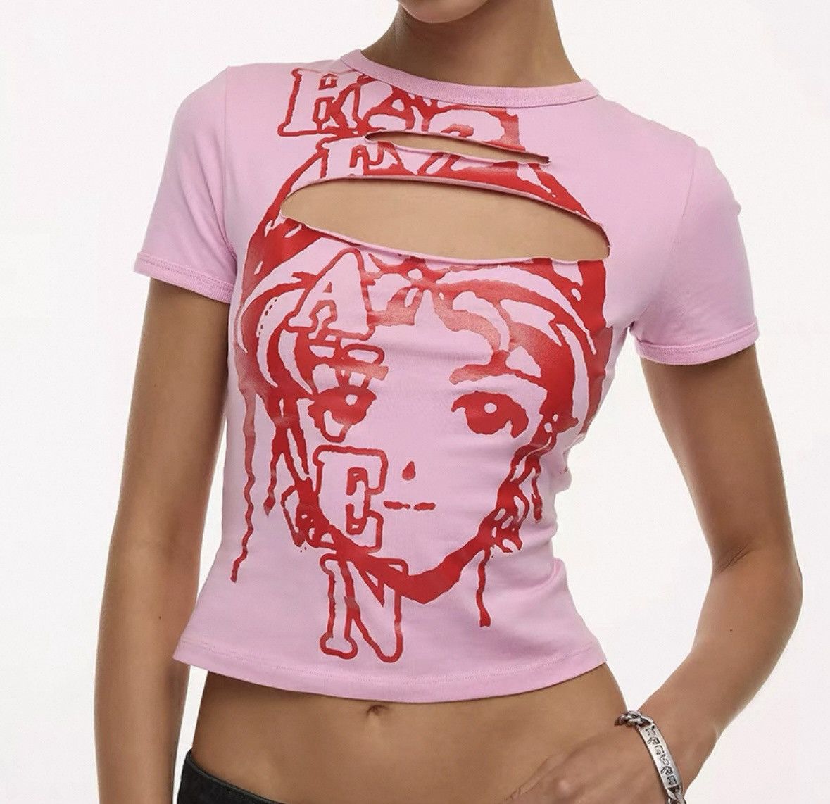 Heaven by Marc Jacobs Heaven by Marcjacobs pink graphic shirt Size S / US 4 / IT 40 - 2 Thumbnail