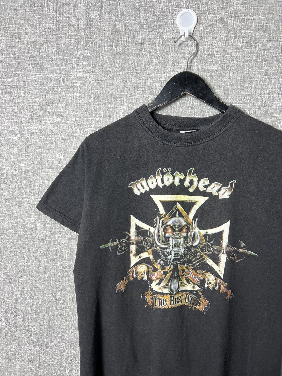Band Tees Vintage Motorhead England The Best Of Big Logo Rock Band Tee Size US S / EU 44-46 / 1 - 2 Thumbnail