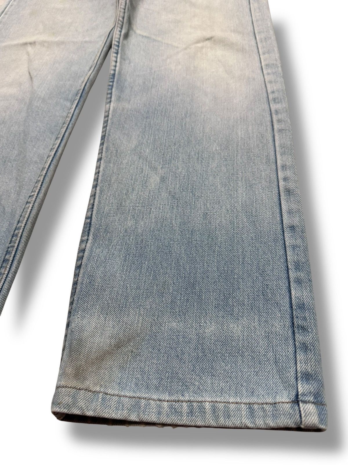 Levi's Vintage 70s Levi's 505 Straight-Leg Denim Jeans Light Wash Size US 33 - 17 Thumbnail
