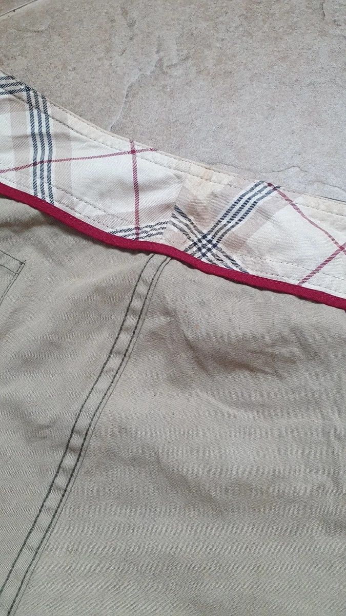 Burberry Vinage Rare girls women's skirts Burberry biege Midi Size 23" - 6 Thumbnail