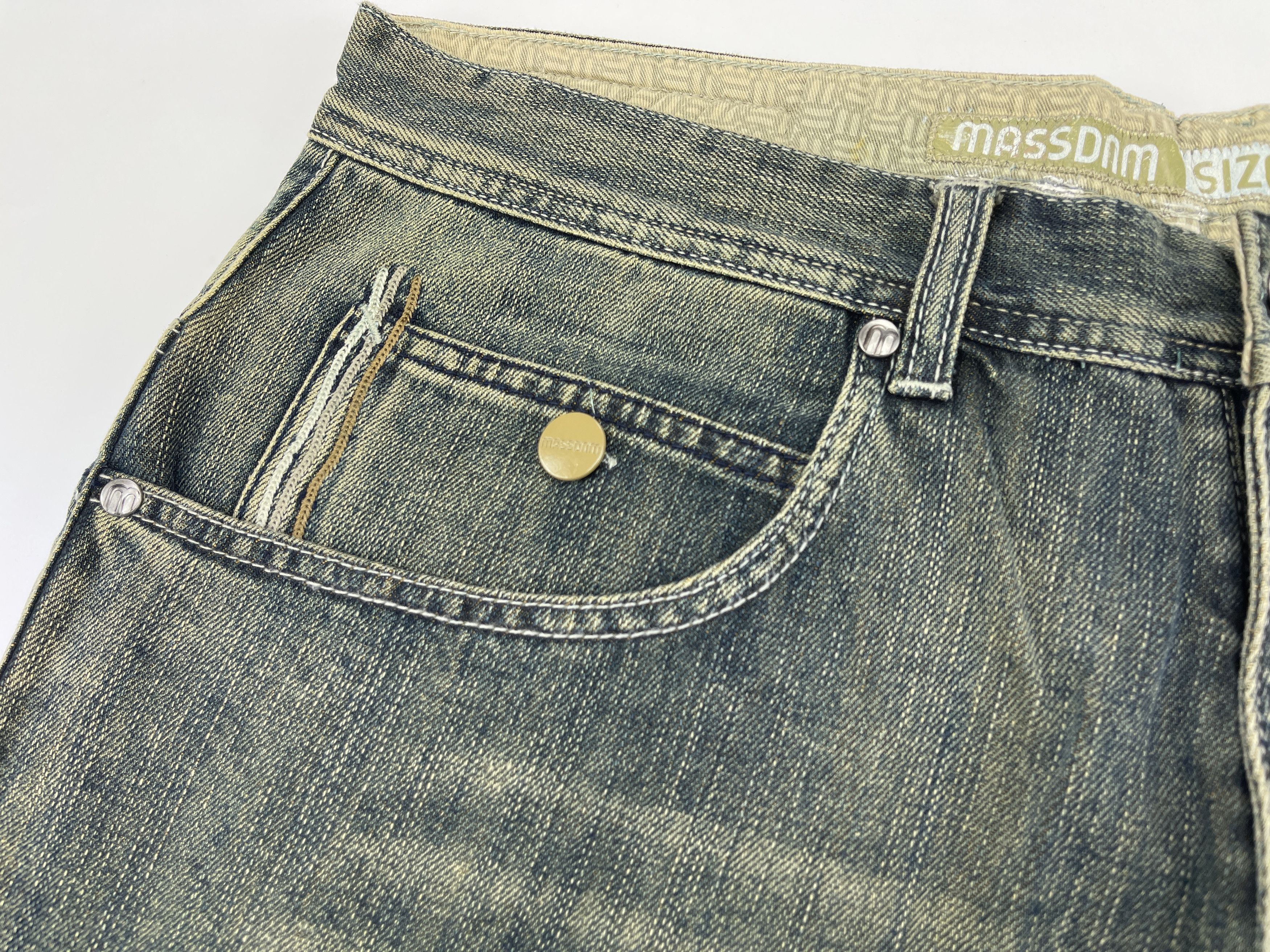 Vintage Mass DNM jeans shorts, vintage hip hop, 90s, skater, size 34 Size US 34 / EU 50 - 10 Thumbnail