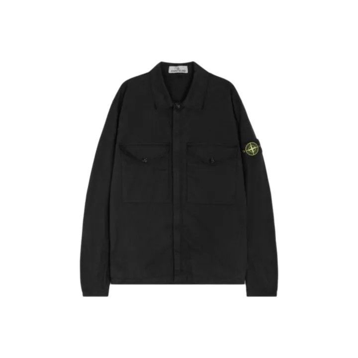 Stone Island Stone Island Navy Zip Long Sleeve Jacket Size US L / EU 52-54 / 3 - 1 Thumbnail