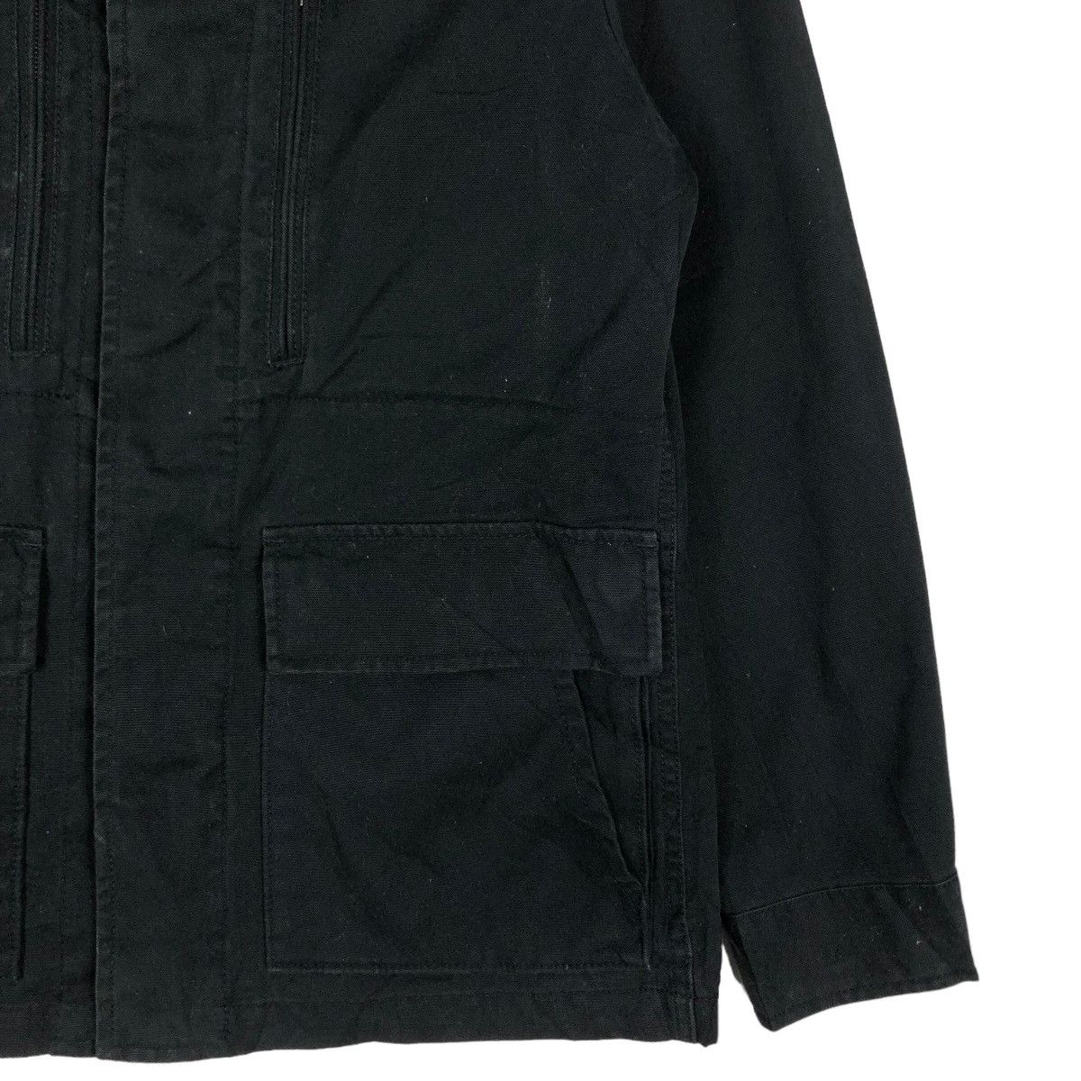 Japanese Brand 🔥Vintage Chore Jacket Rich Black Uniqlo Japan Issey Miyake Size US M / EU 48-50 / 2 - 5 Thumbnail