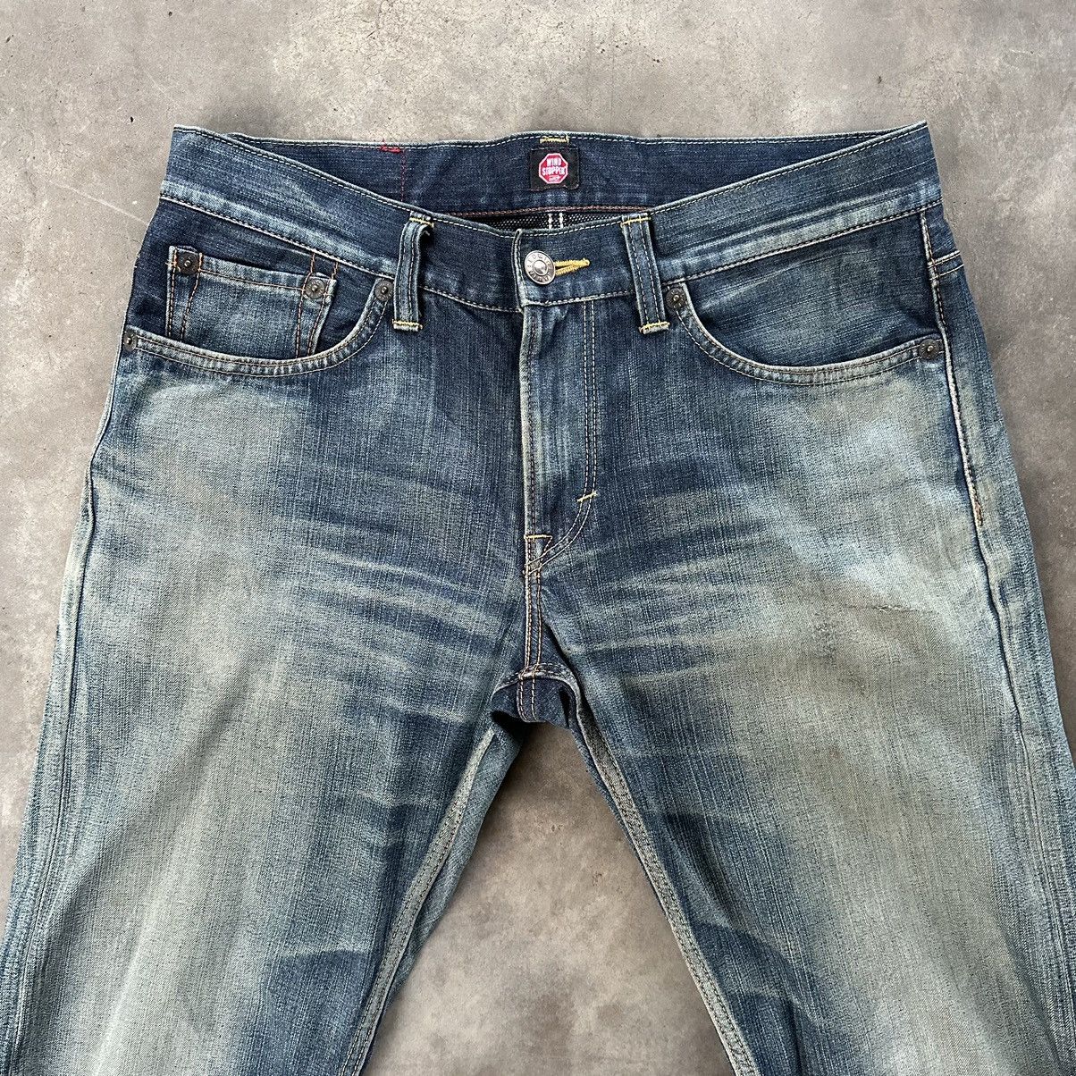 Japanese Brand W36🔥Vintage Edwin 502 Faded Sick Denim Jean Pant Size US 36 / EU 52 - 3 Thumbnail