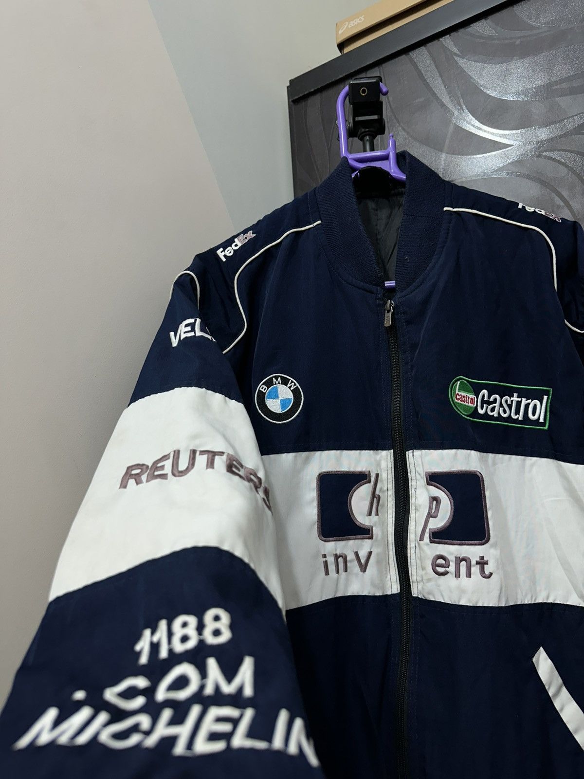 BMW Crazy Vintage Bmw Bomber Jacket 🏎️🏁 Size US S / EU 44-46 / 1 - 5 Thumbnail
